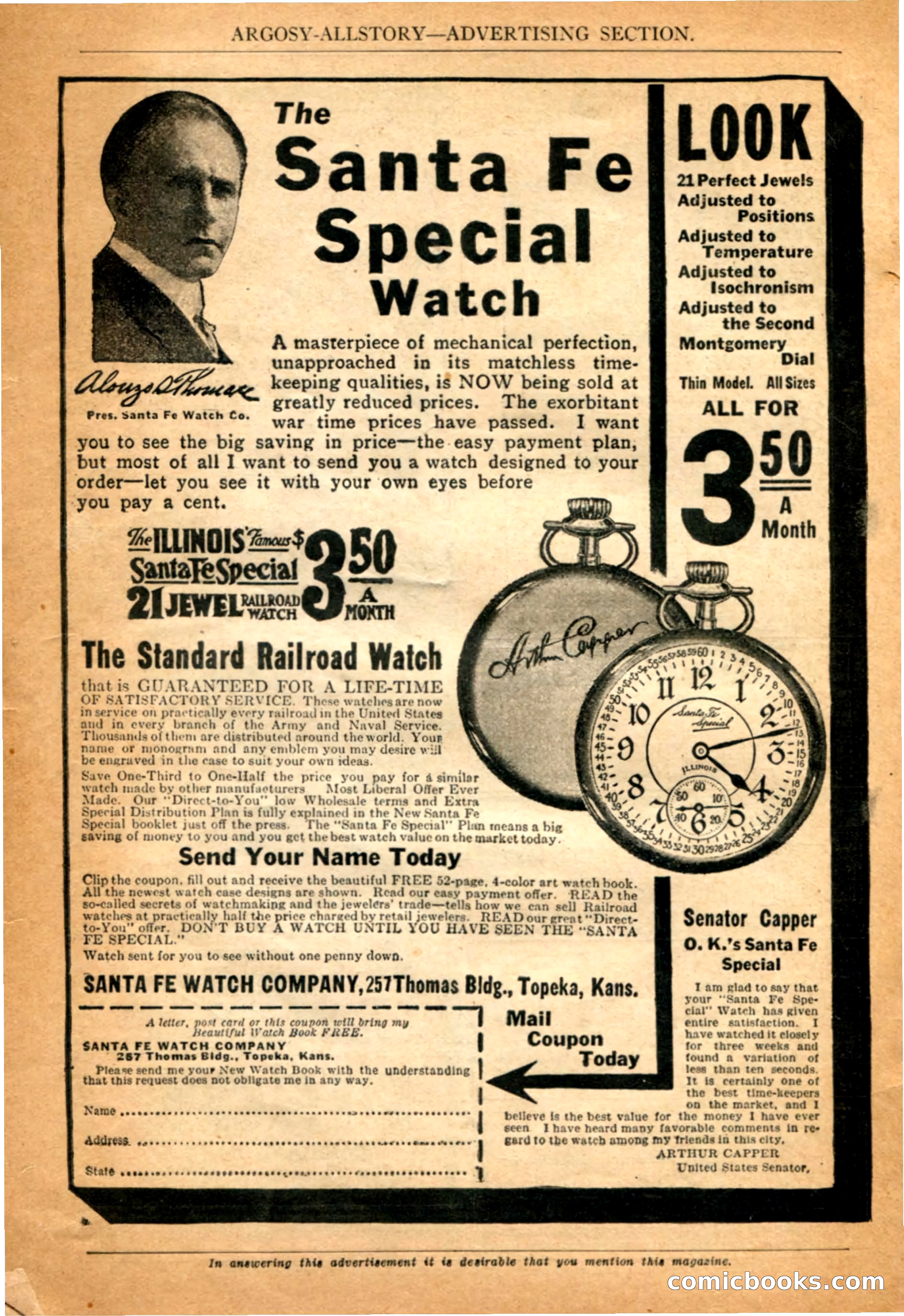 Argosy All-Story Weekly, 4 February 1922 — page 178 of 180