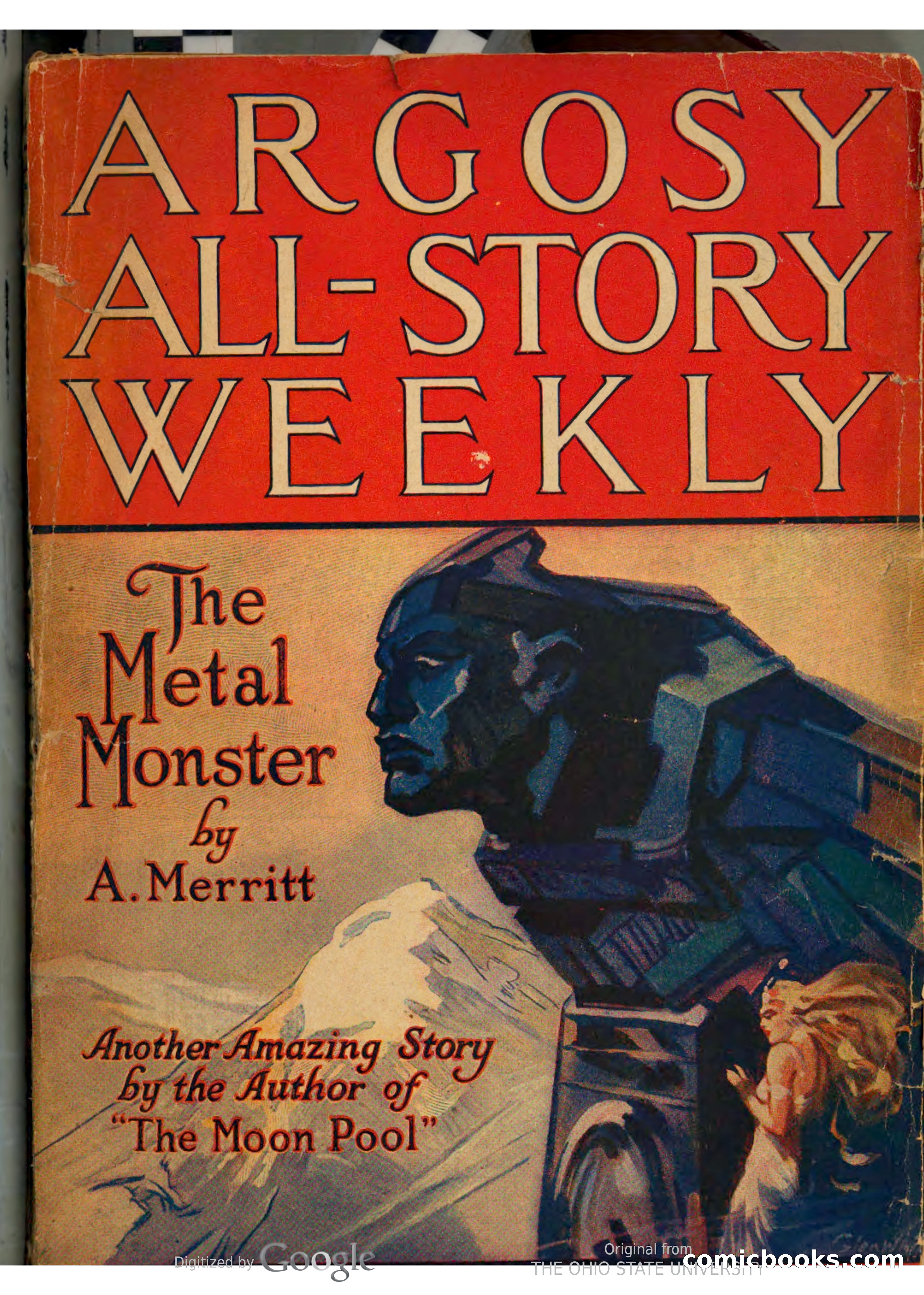Argosy All-Story Weekly — 'The Metal Monster' — page 1 of 206