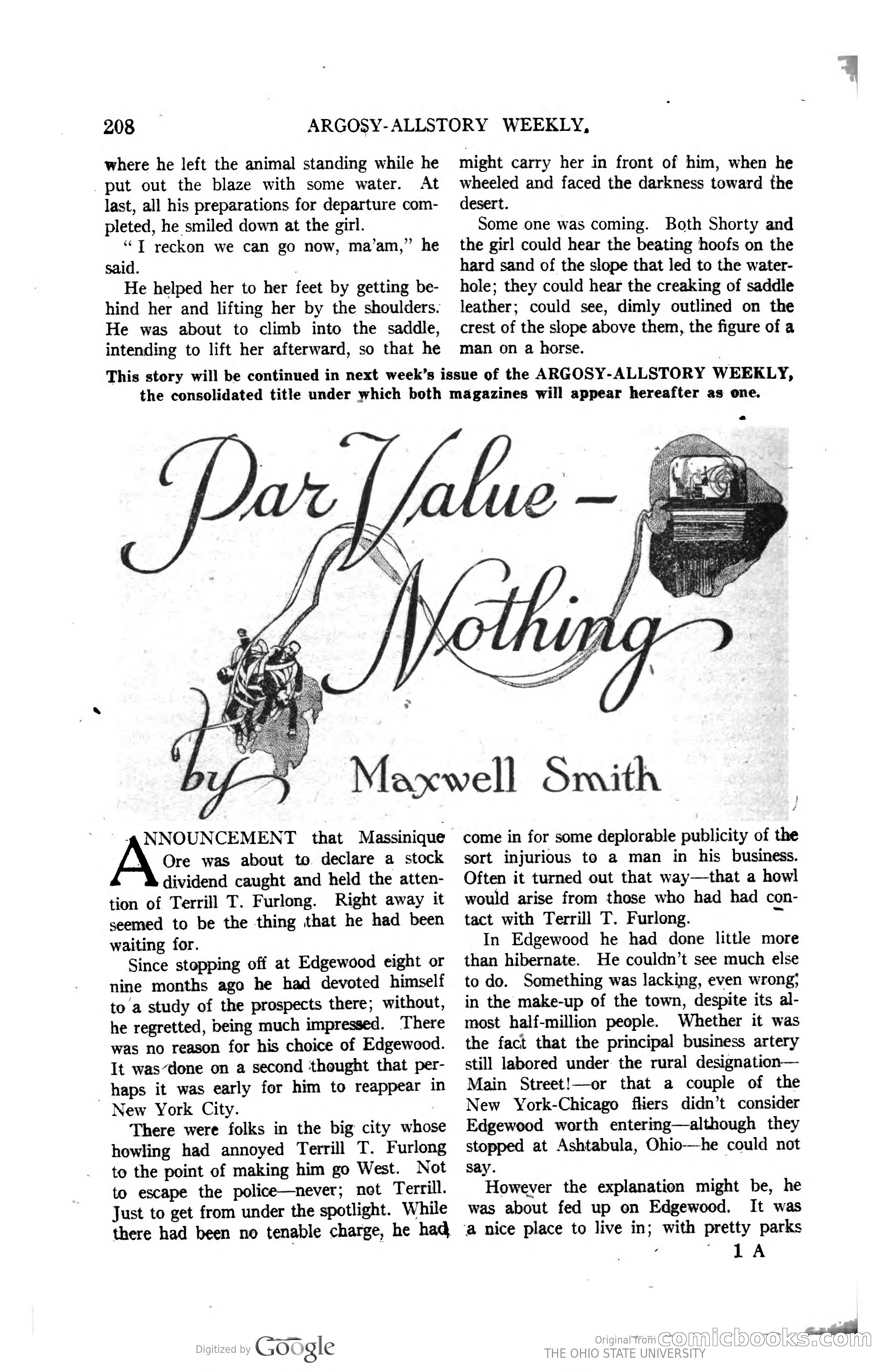 Argosy All-Story Weekly, Vol. 124, No. 2 — page 26 of 208
