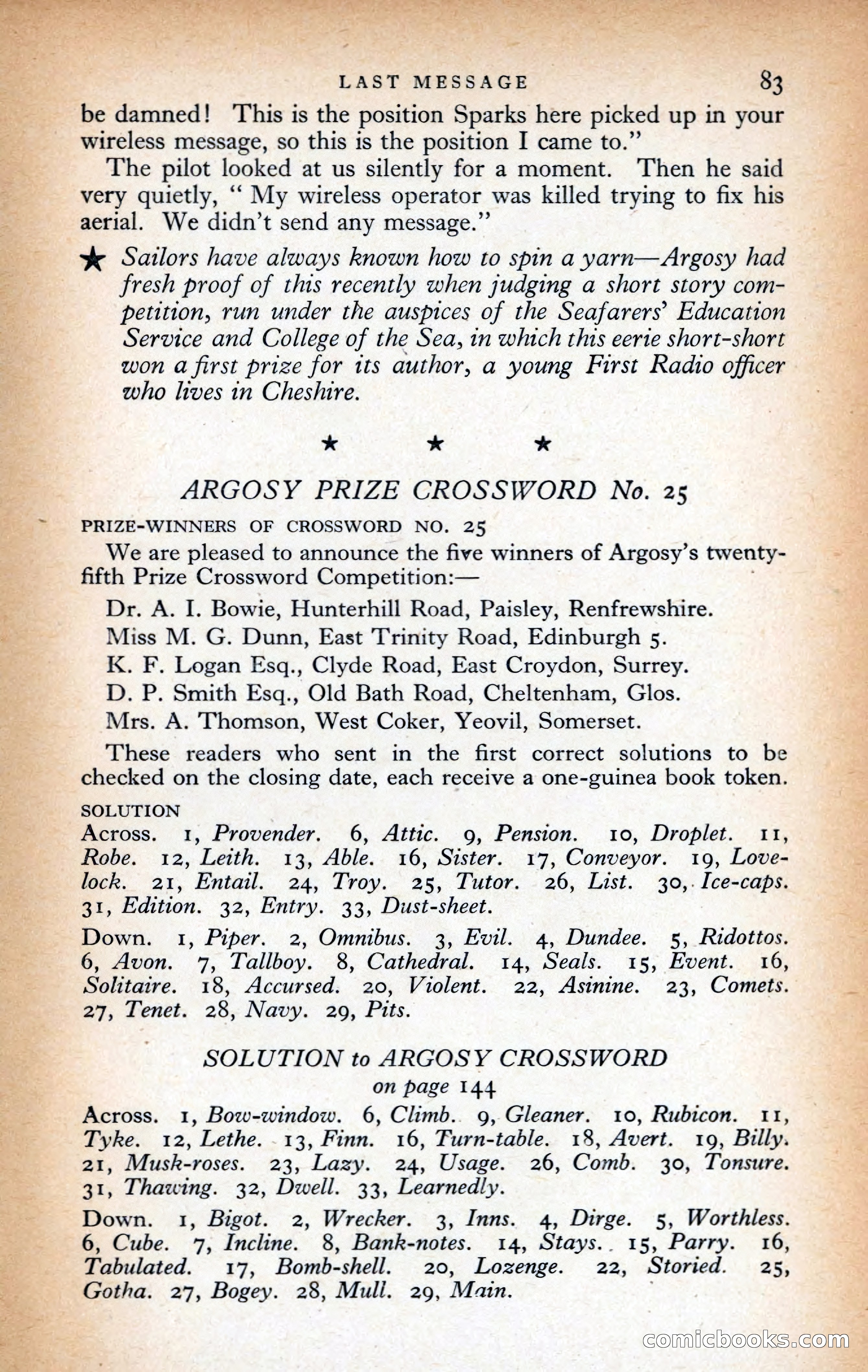 Argosy, September 1955 — page 85 of 148