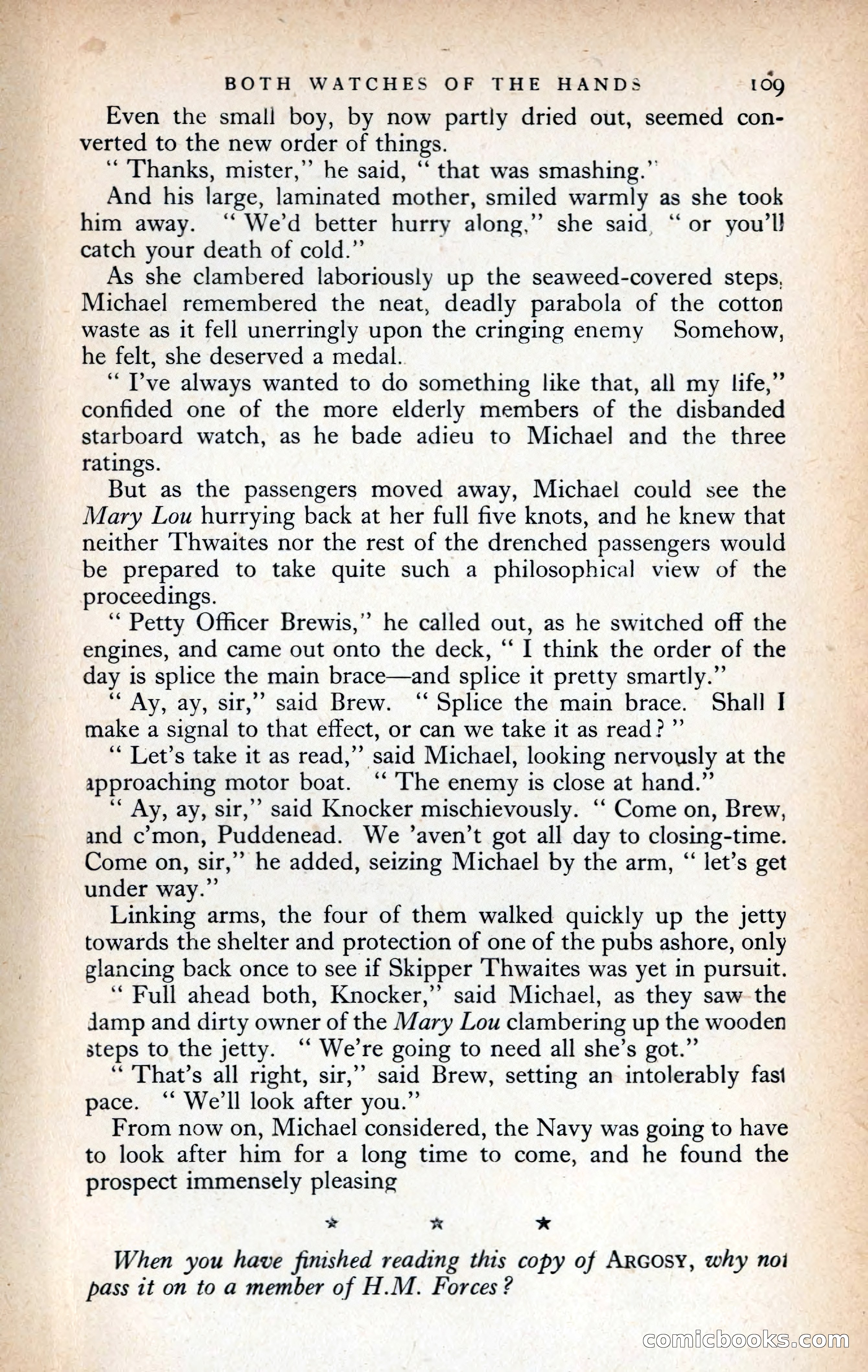 Argosy, September 1955 — page 111 of 148