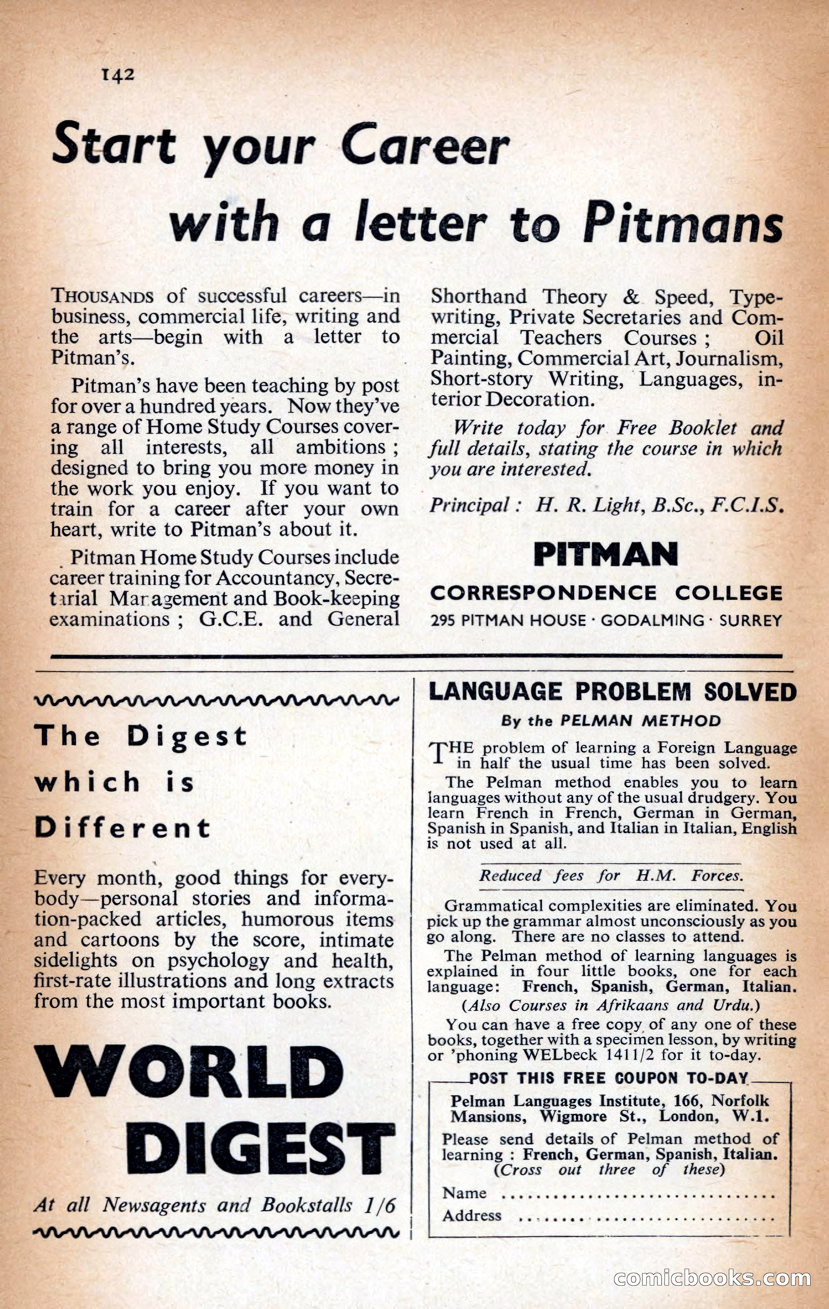 Argosy, September 1955 — page 144 of 148
