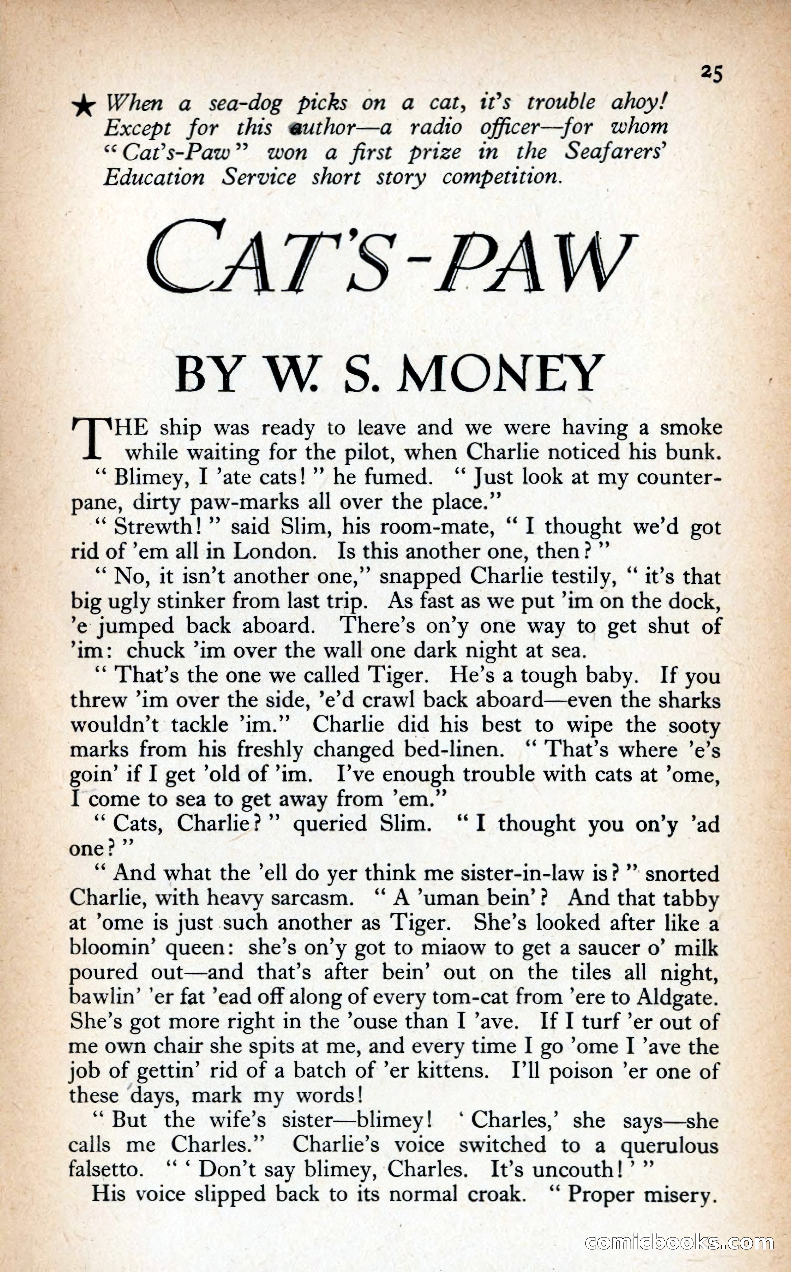 Argosy: The Short Story Magazine — page 25 of 146