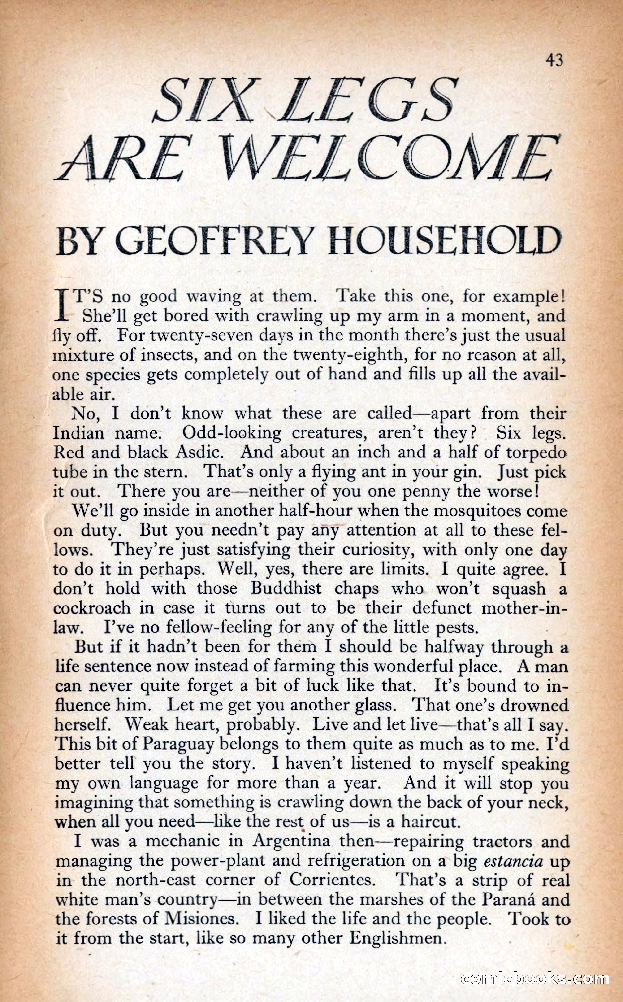 Argosy: The Short Story Magazine — page 43 of 146