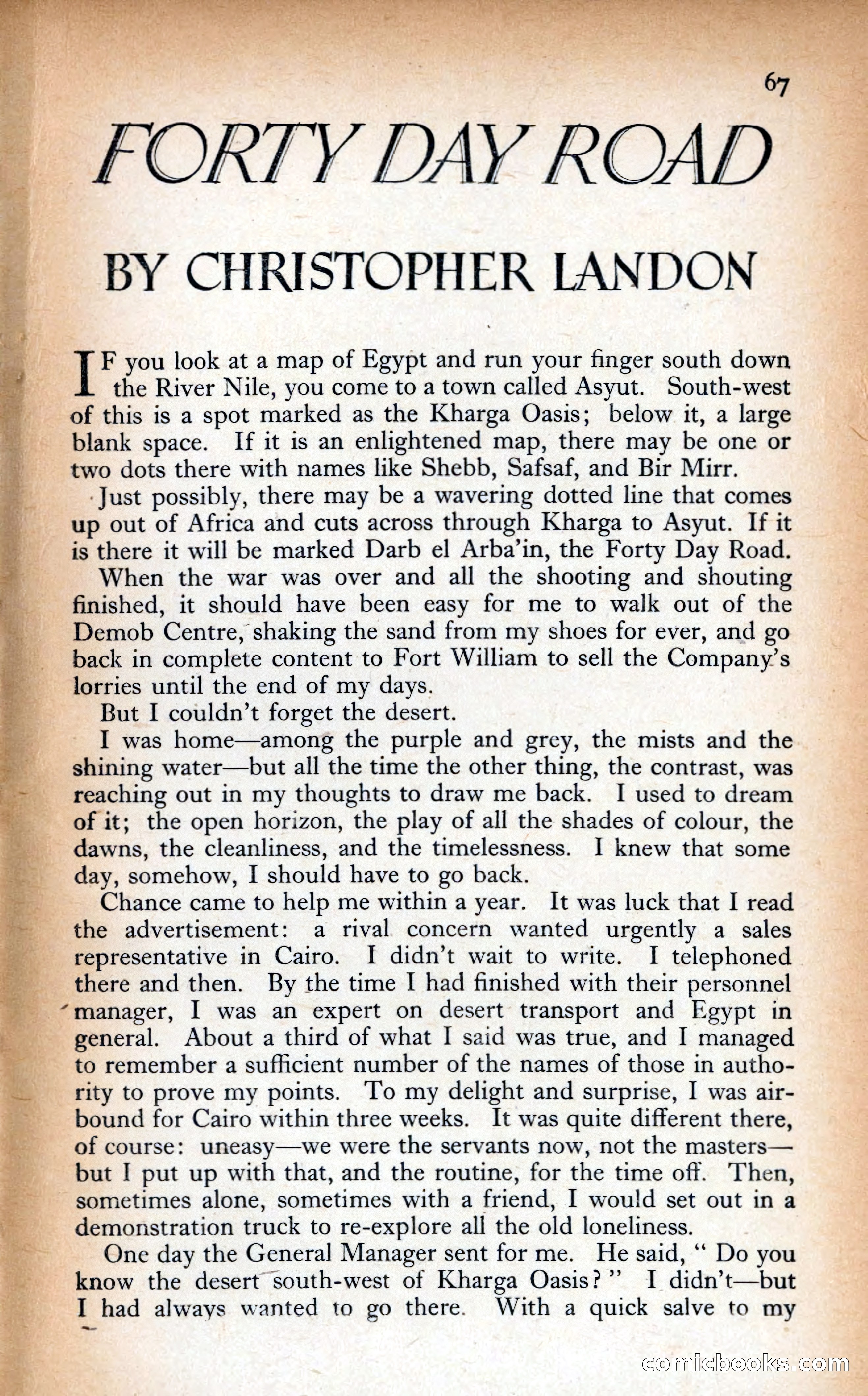 Argosy: The Short Story Magazine — page 67 of 146