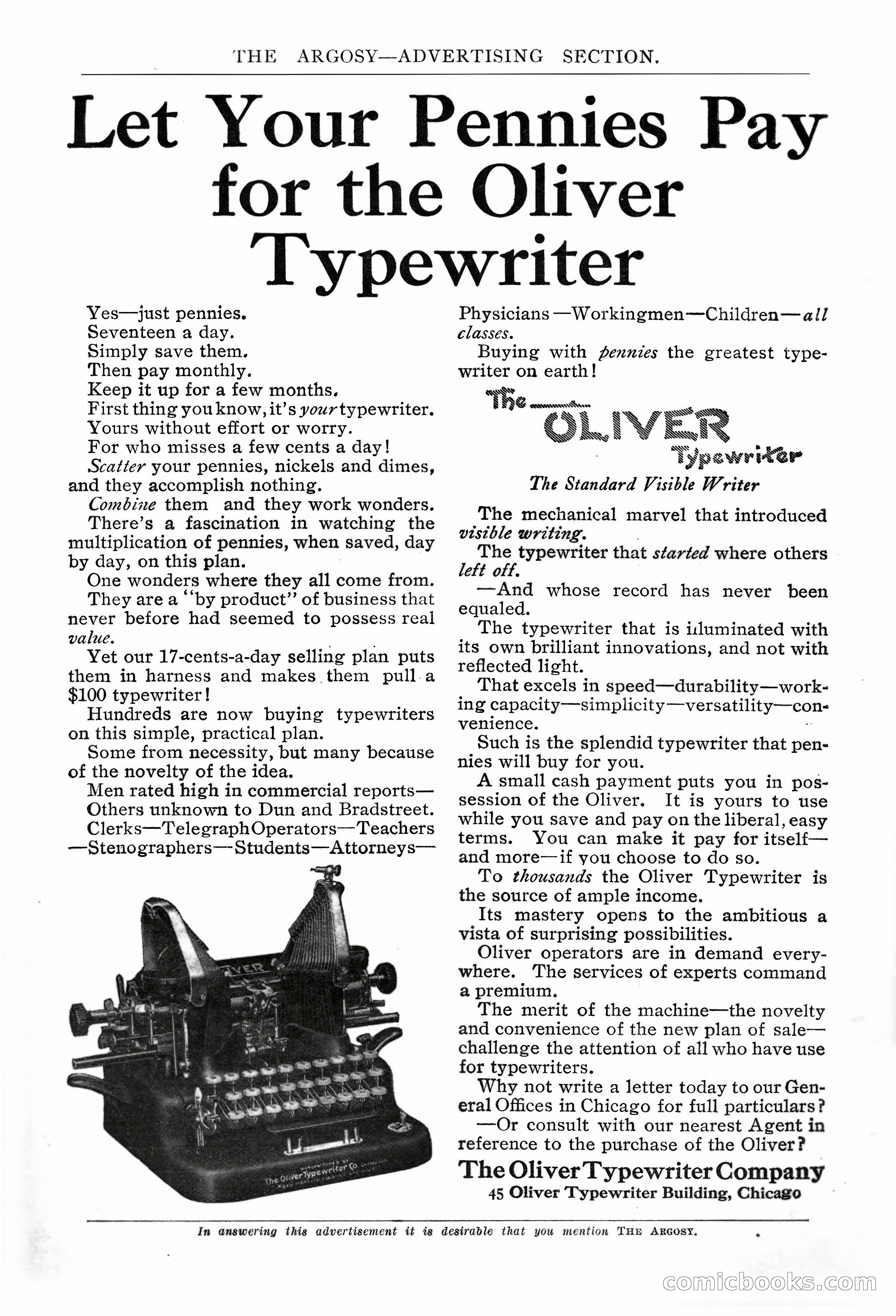 The Argosy for May — page 5 of 227