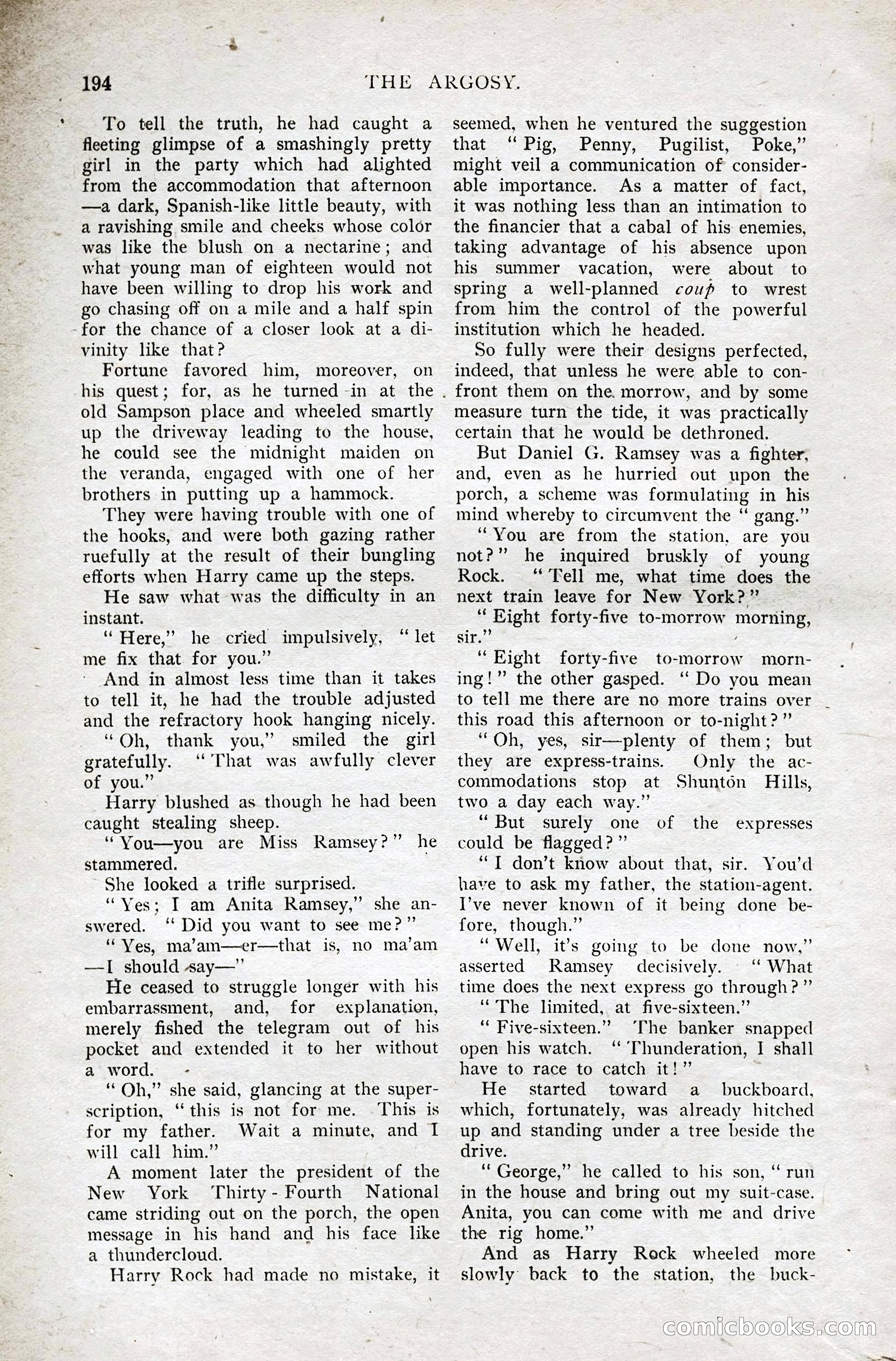 The Argosy for May — page 7 of 227