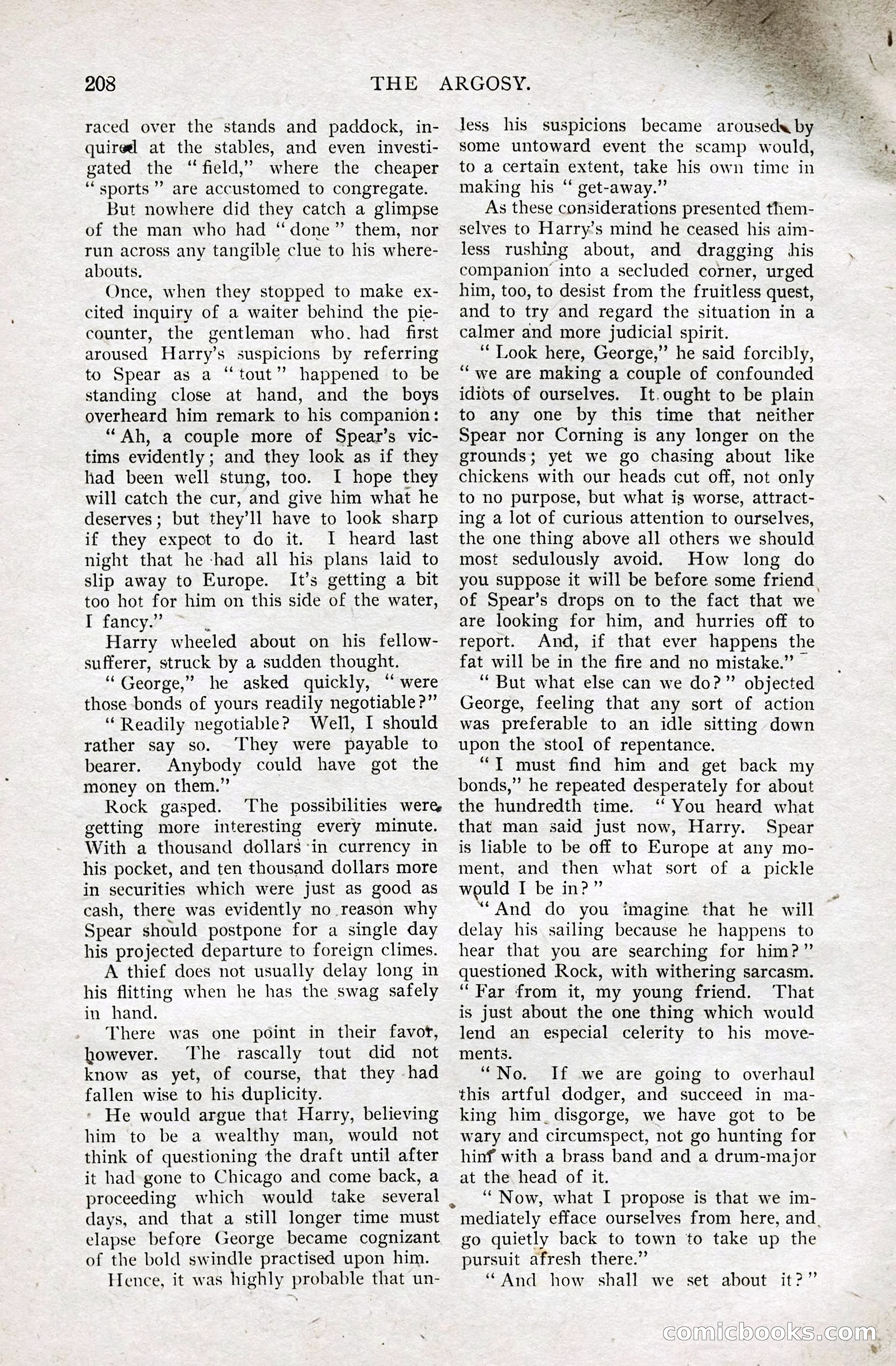 The Argosy for May — page 21 of 227