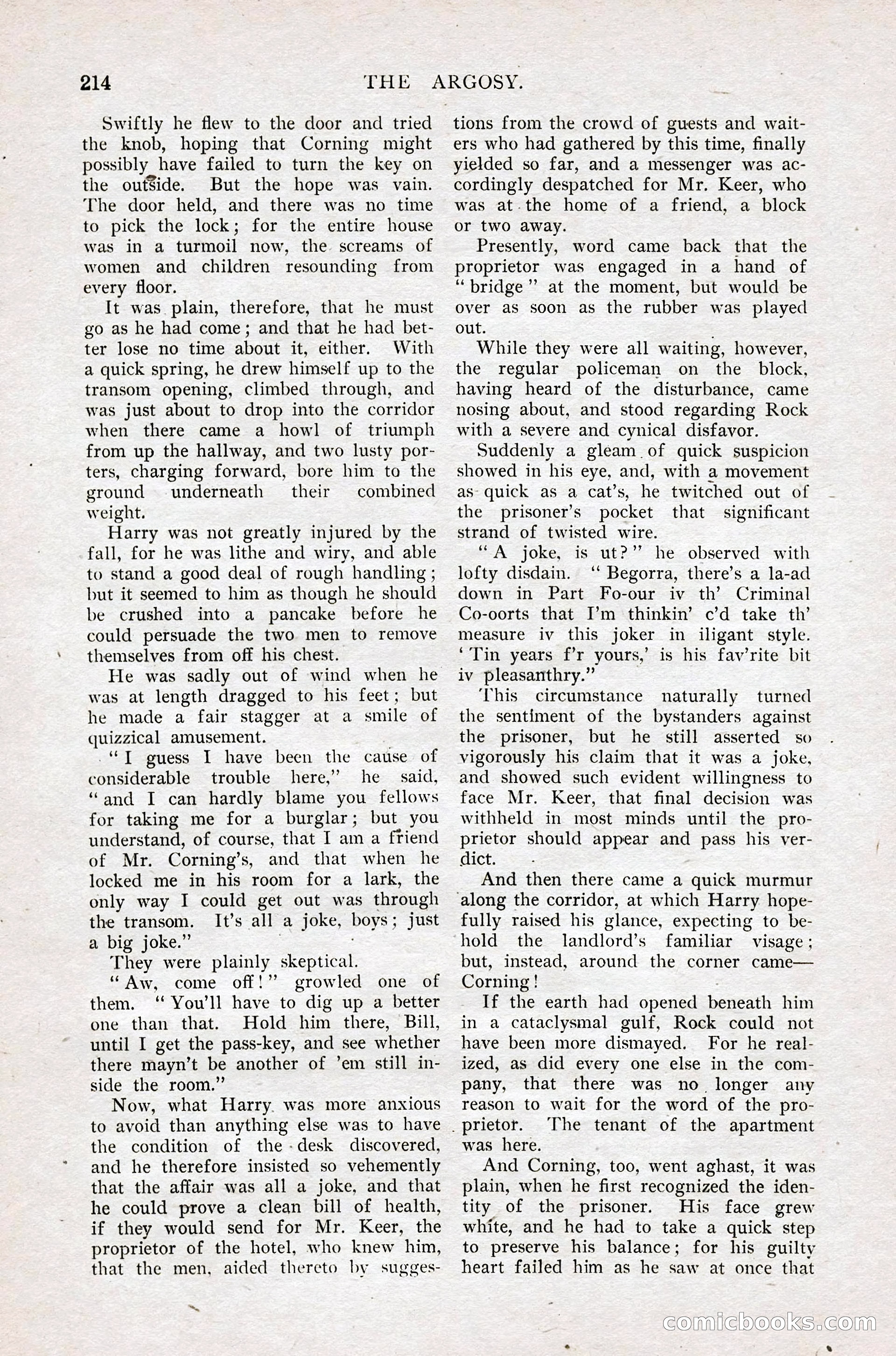 The Argosy for May — page 27 of 227