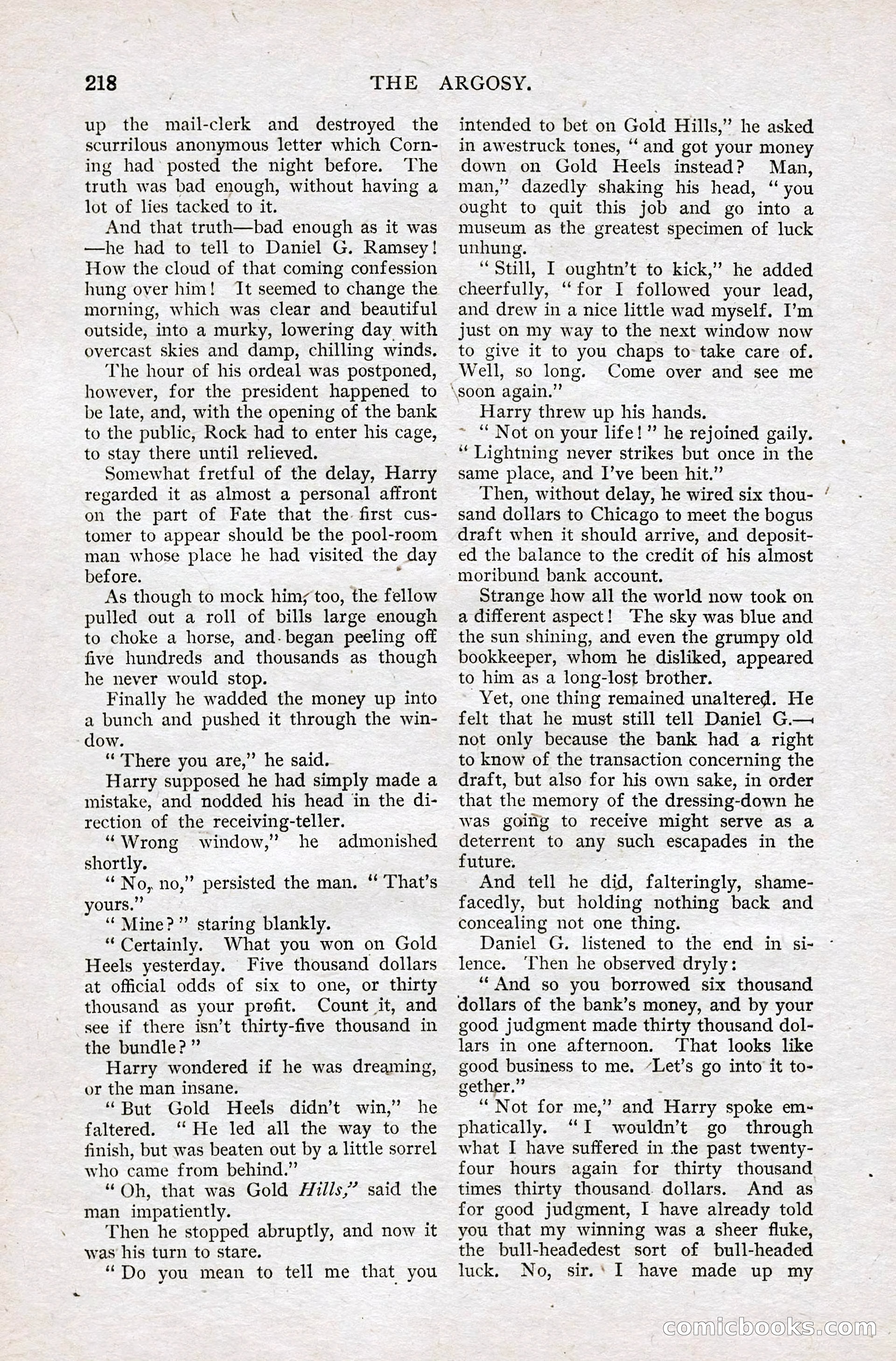 The Argosy for May — page 31 of 227