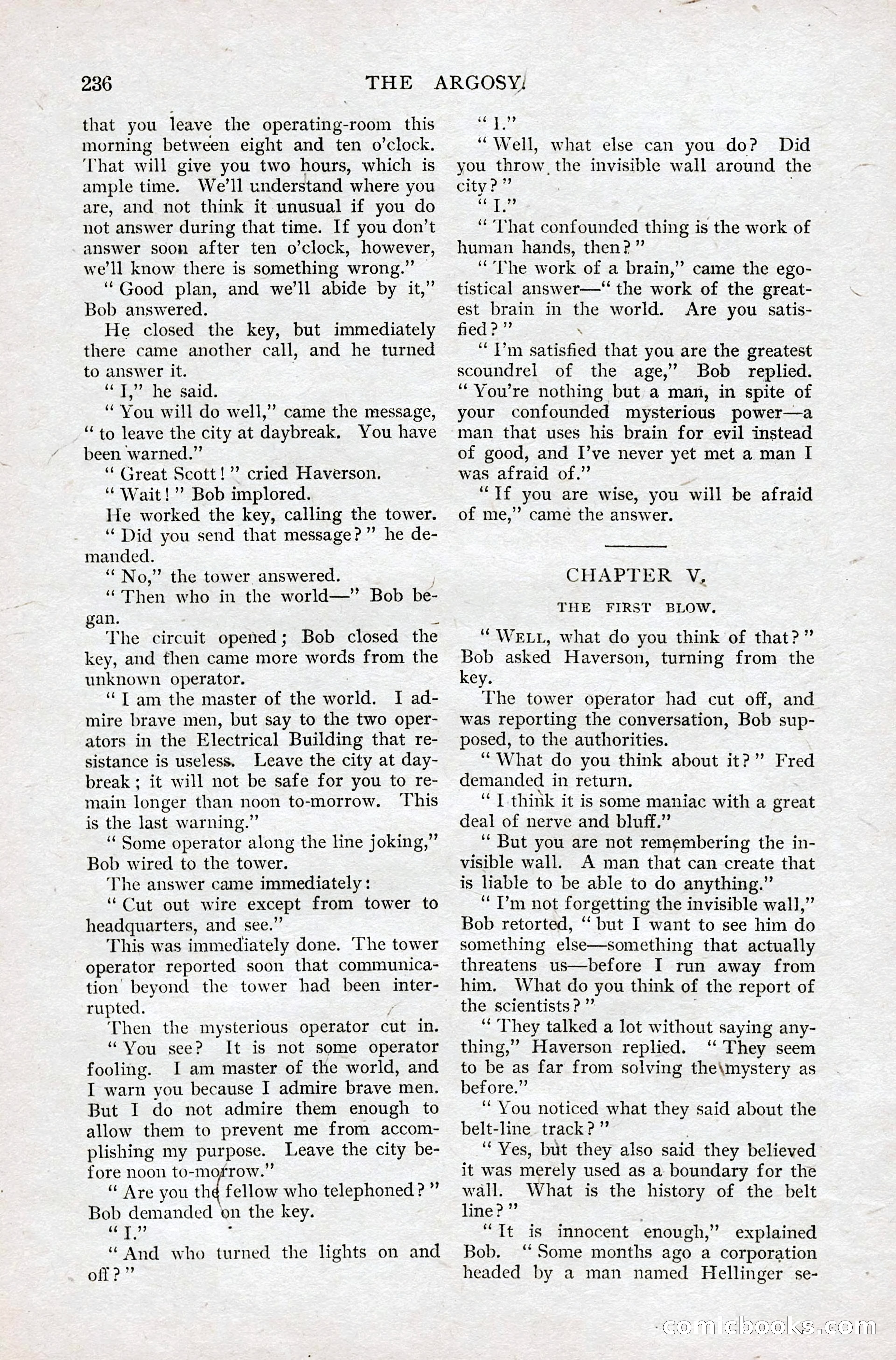 The Argosy for May — page 49 of 227