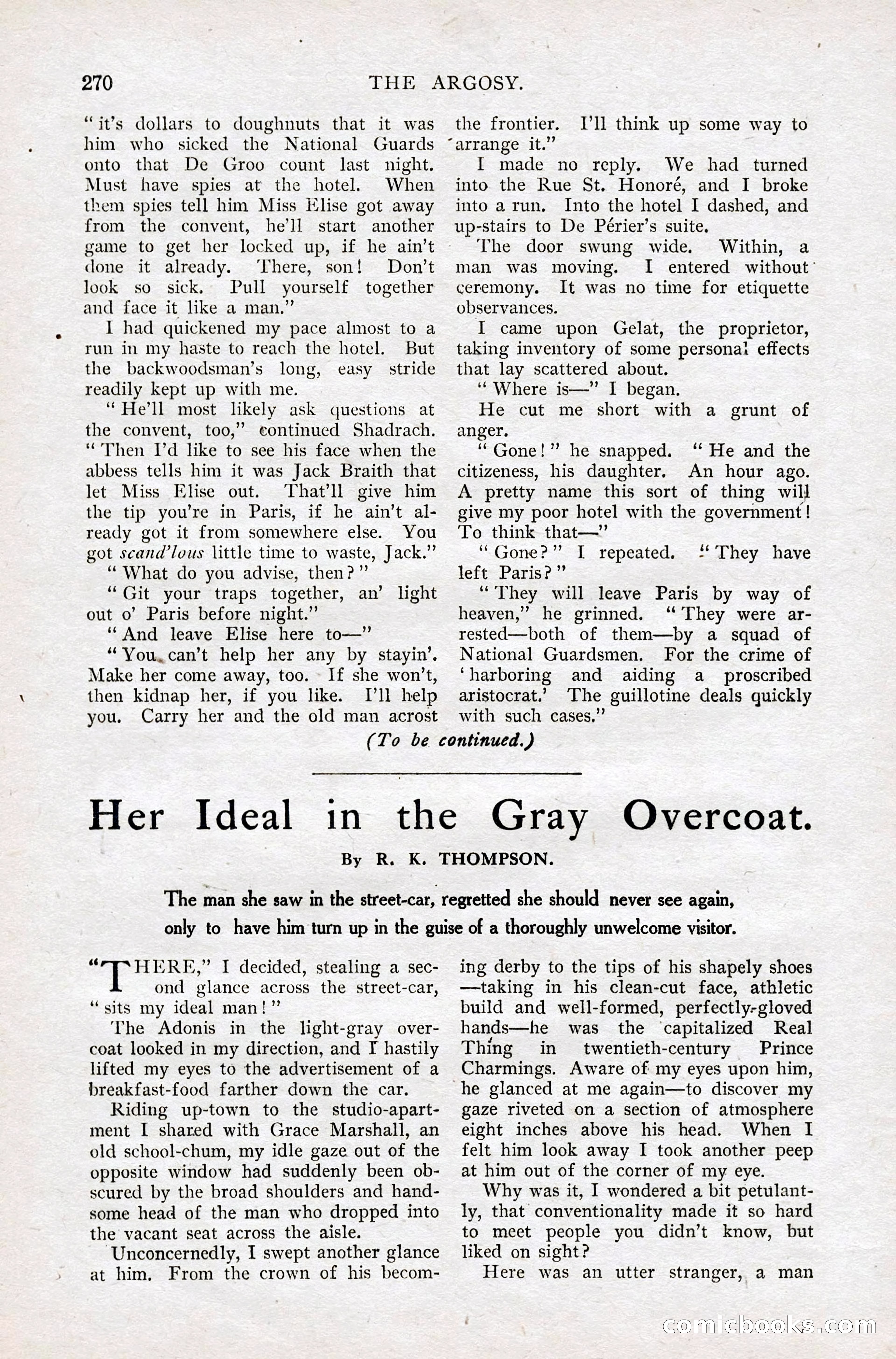 The Argosy for May — page 83 of 227