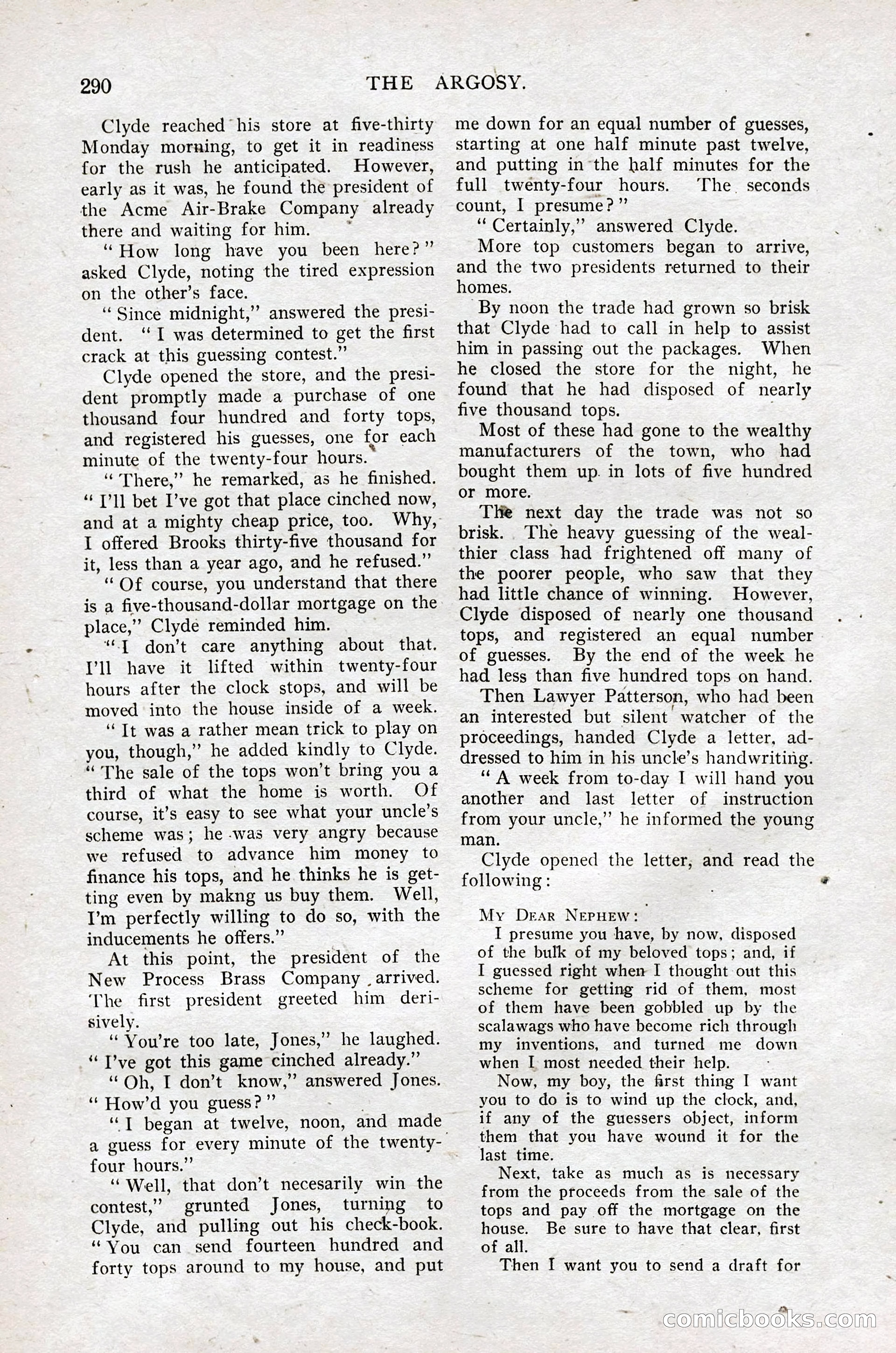 The Argosy for May — page 103 of 227