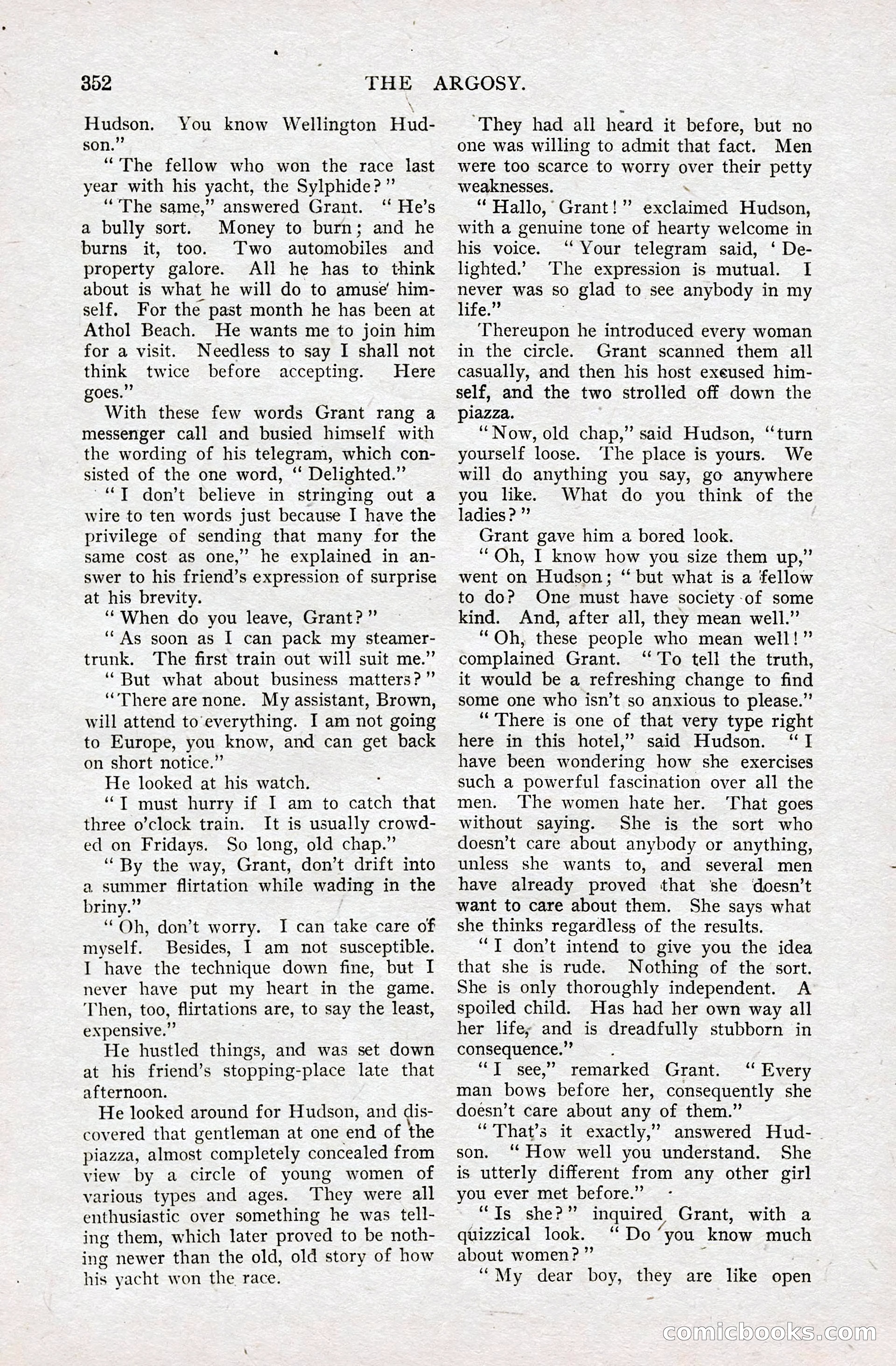 The Argosy for May — page 165 of 227