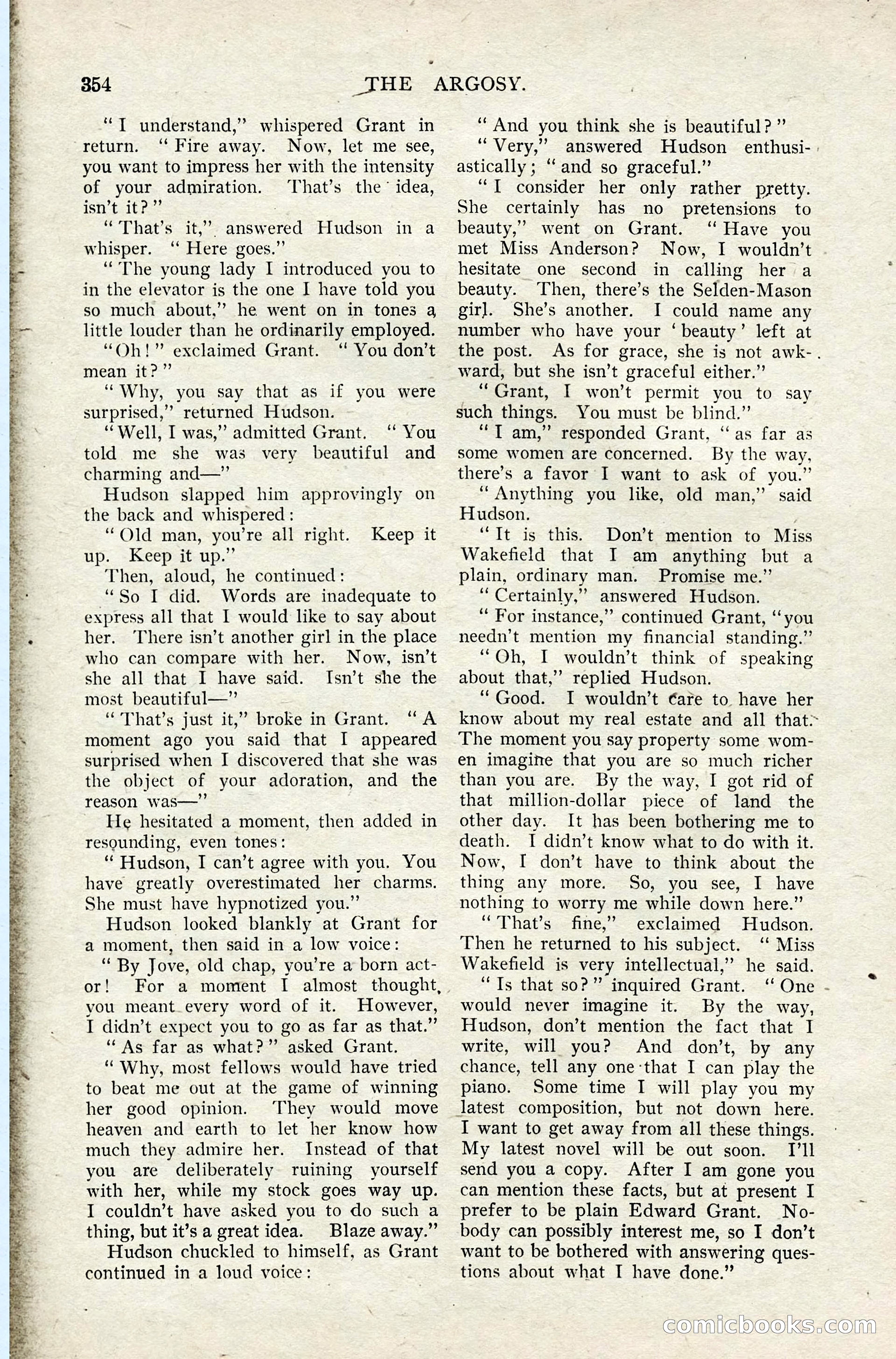 The Argosy for May — page 167 of 227