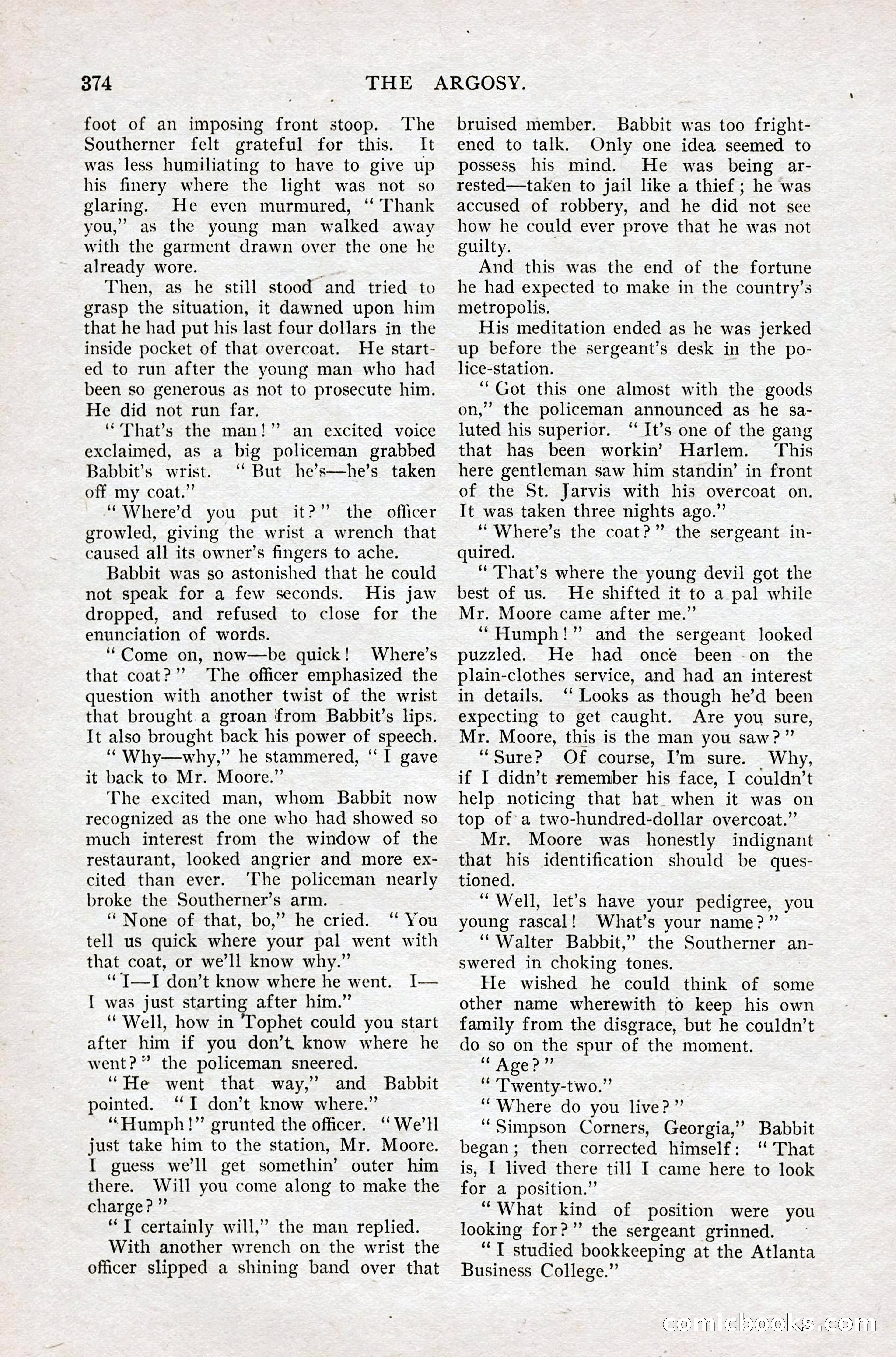 The Argosy for May — page 187 of 227