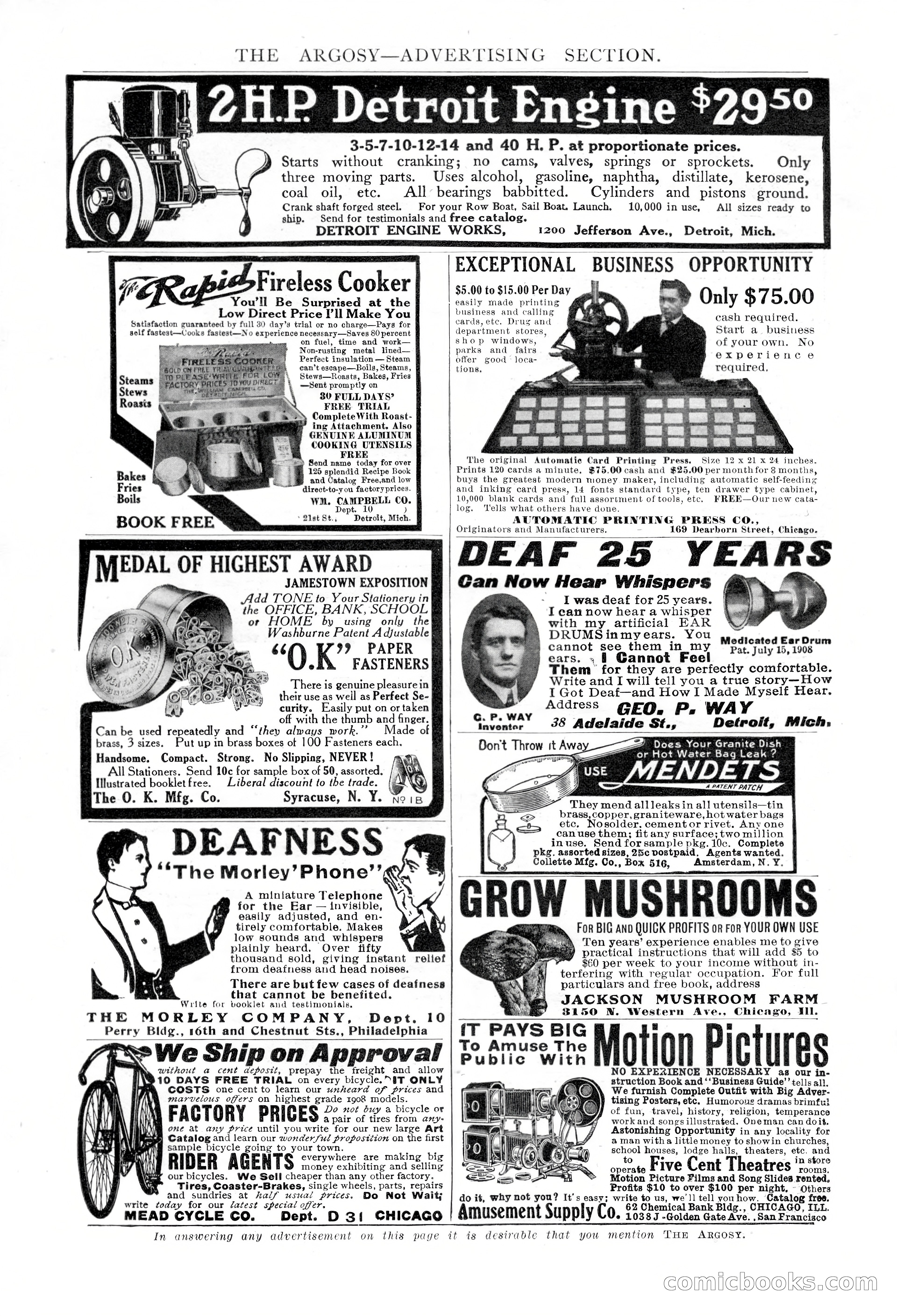 The Argosy for May — page 215 of 227