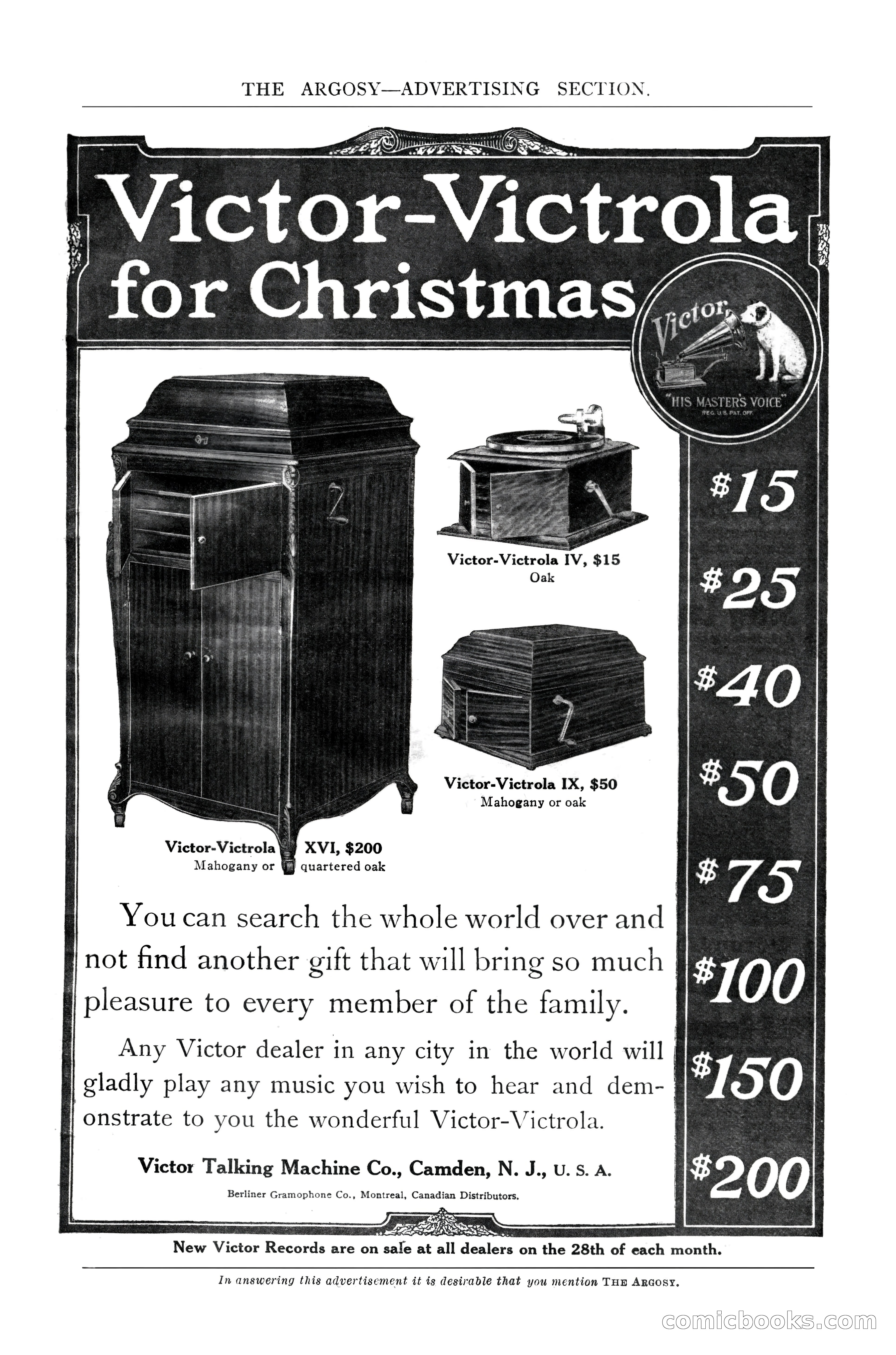 The Argosy, Christmas 1912 — page 3 of 276