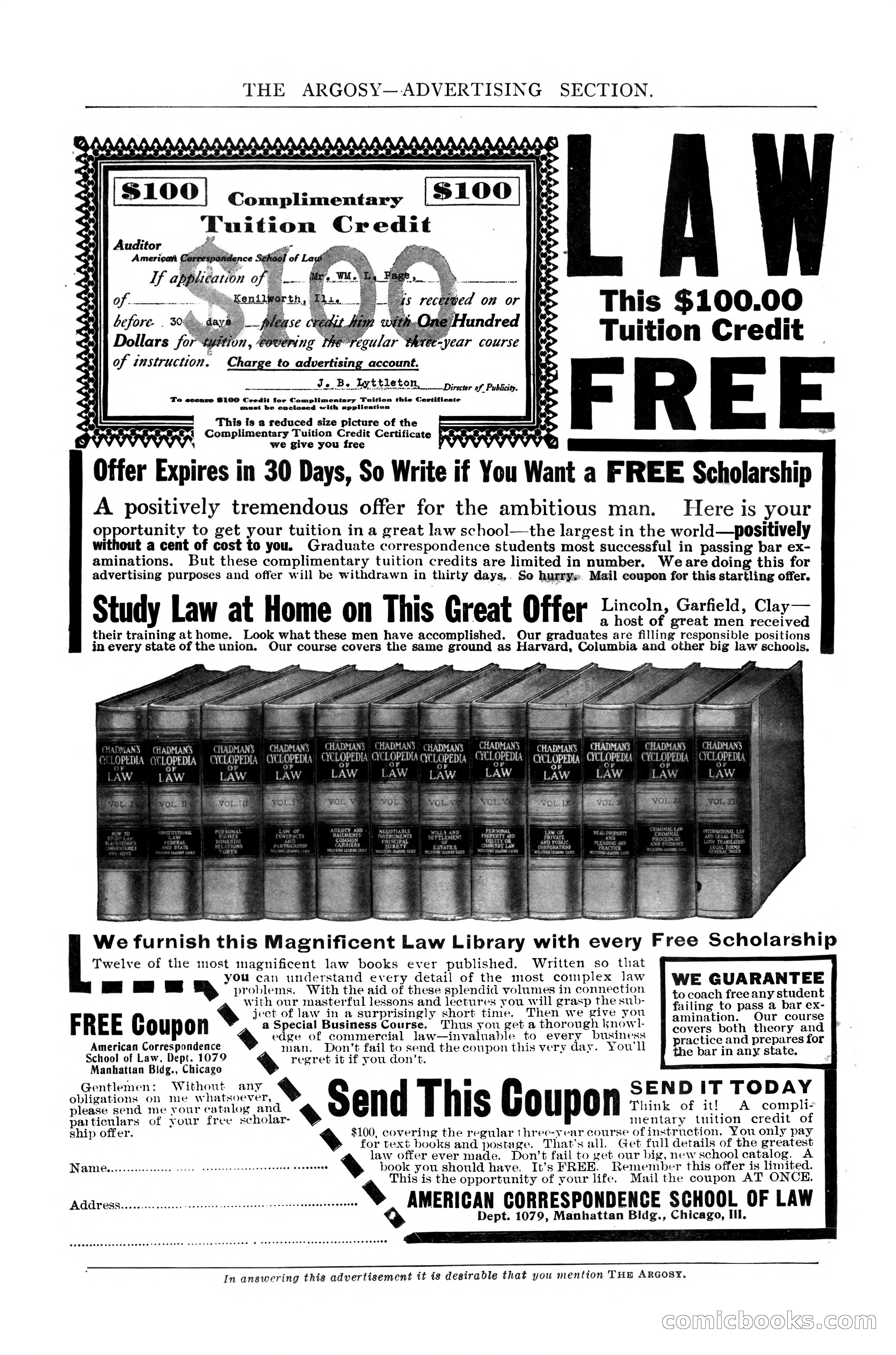 The Argosy, Christmas 1912 — page 4 of 276