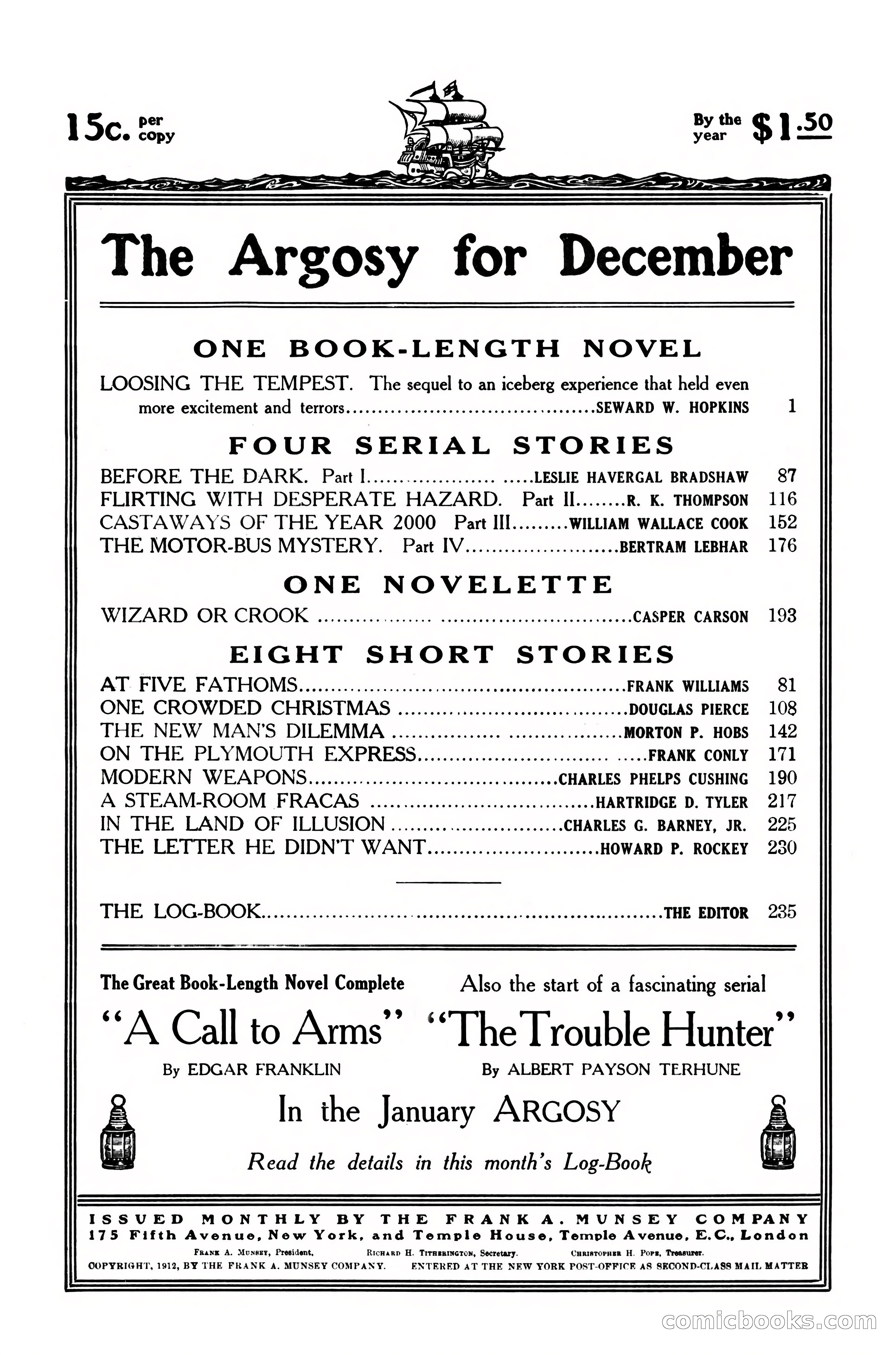 The Argosy, Christmas 1912 — page 5 of 276