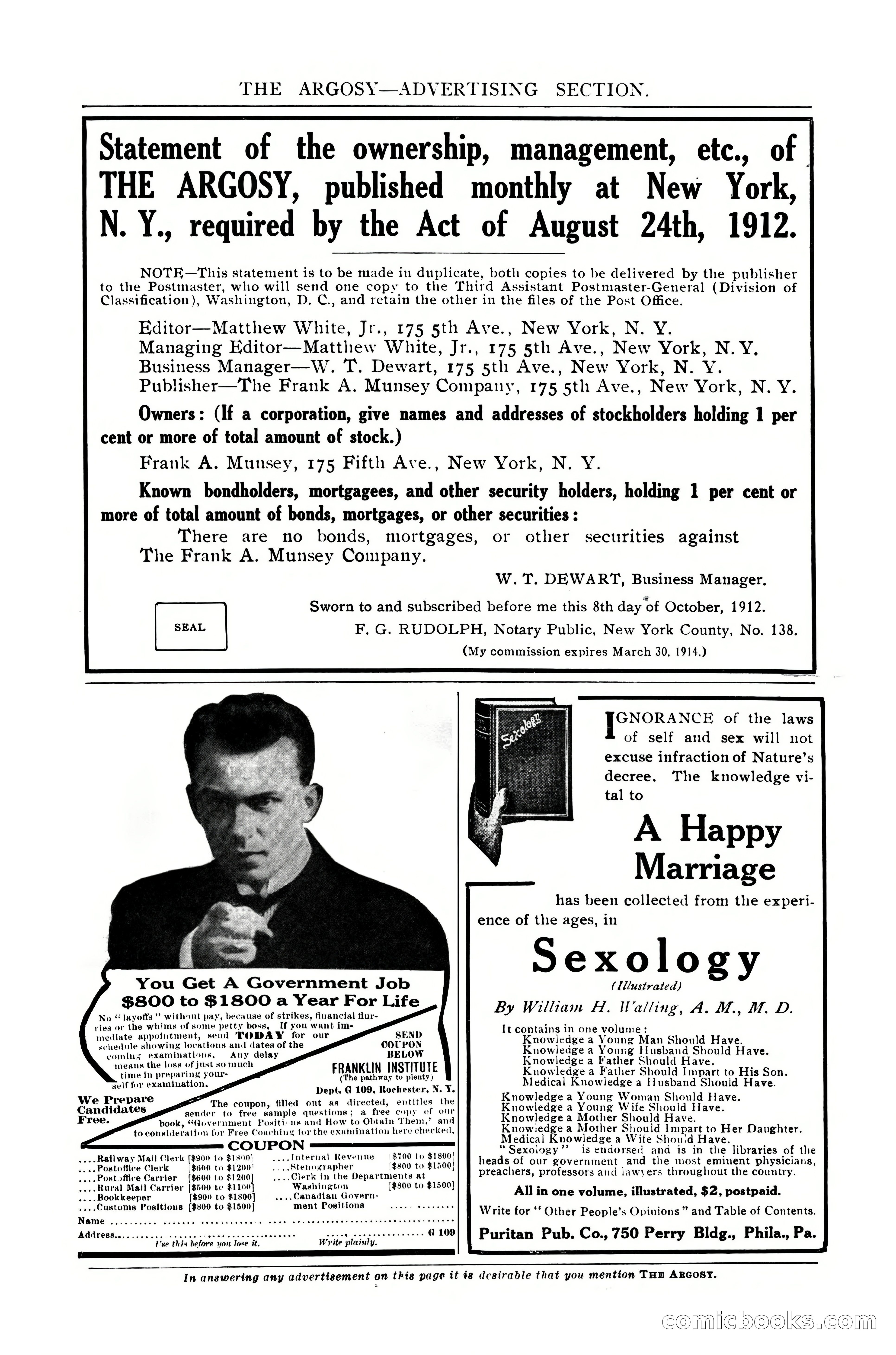The Argosy, Christmas 1912 — page 6 of 276