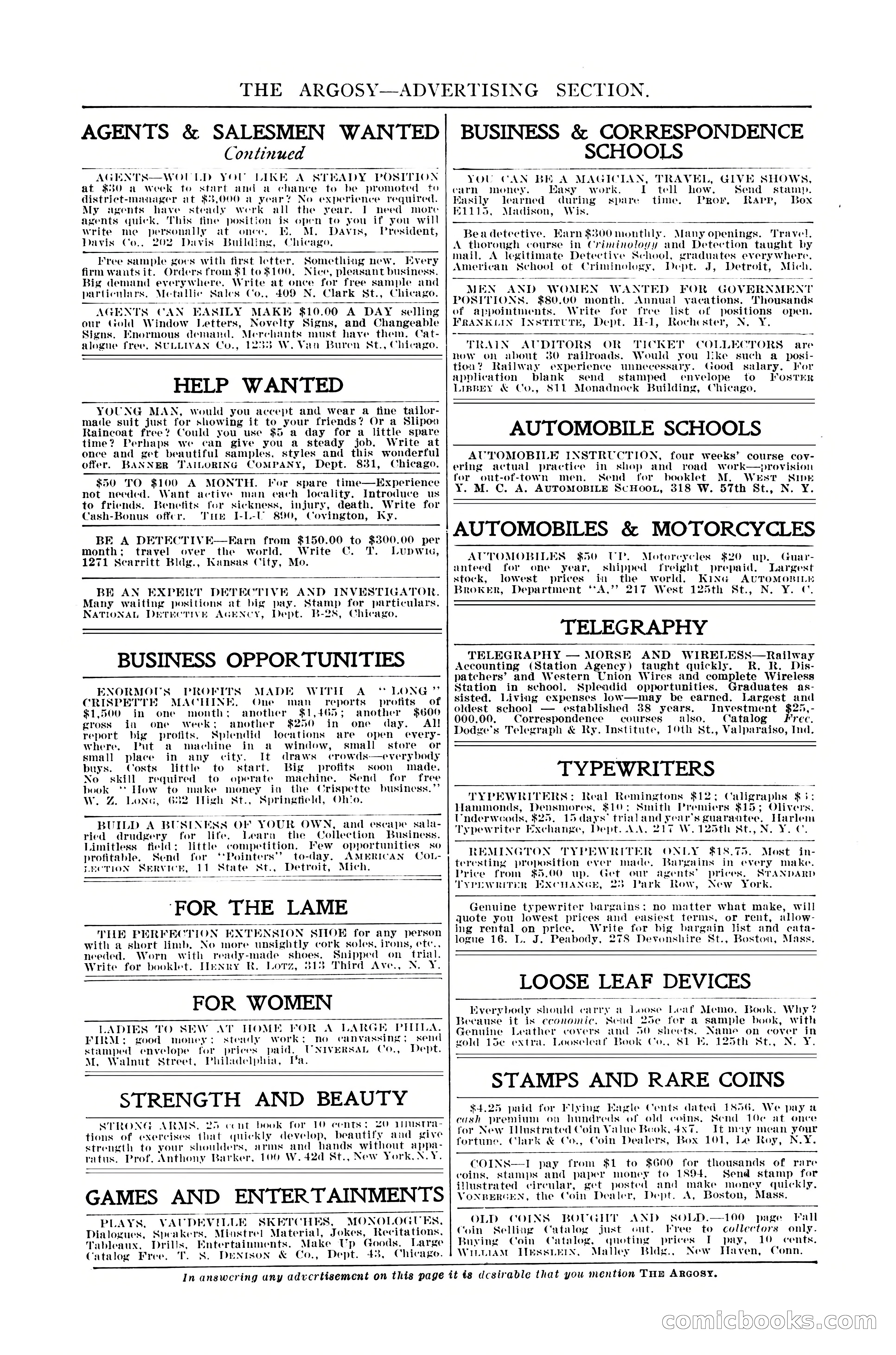 The Argosy, Christmas 1912 — page 8 of 276