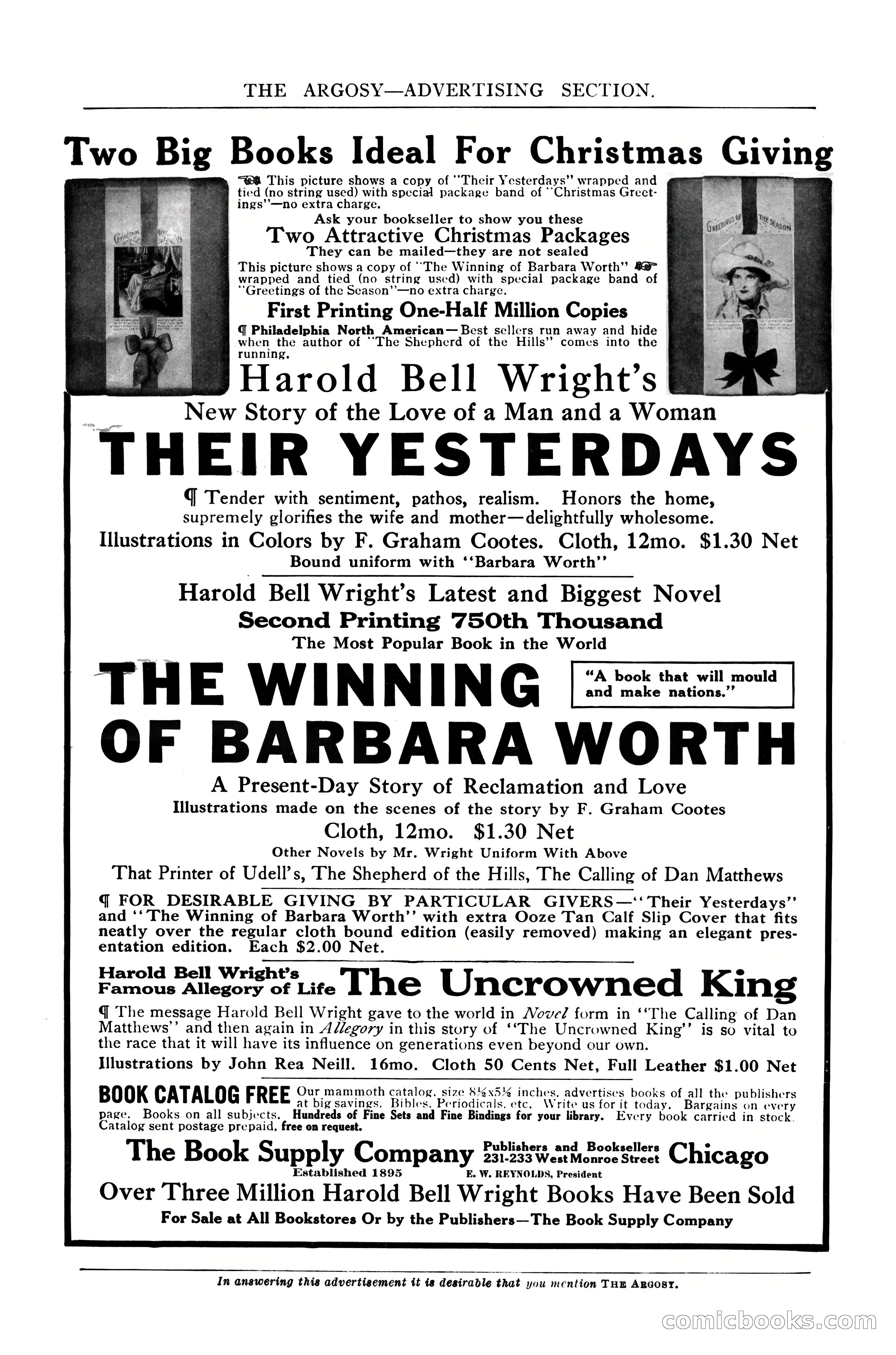 The Argosy, Christmas 1912 — page 13 of 276