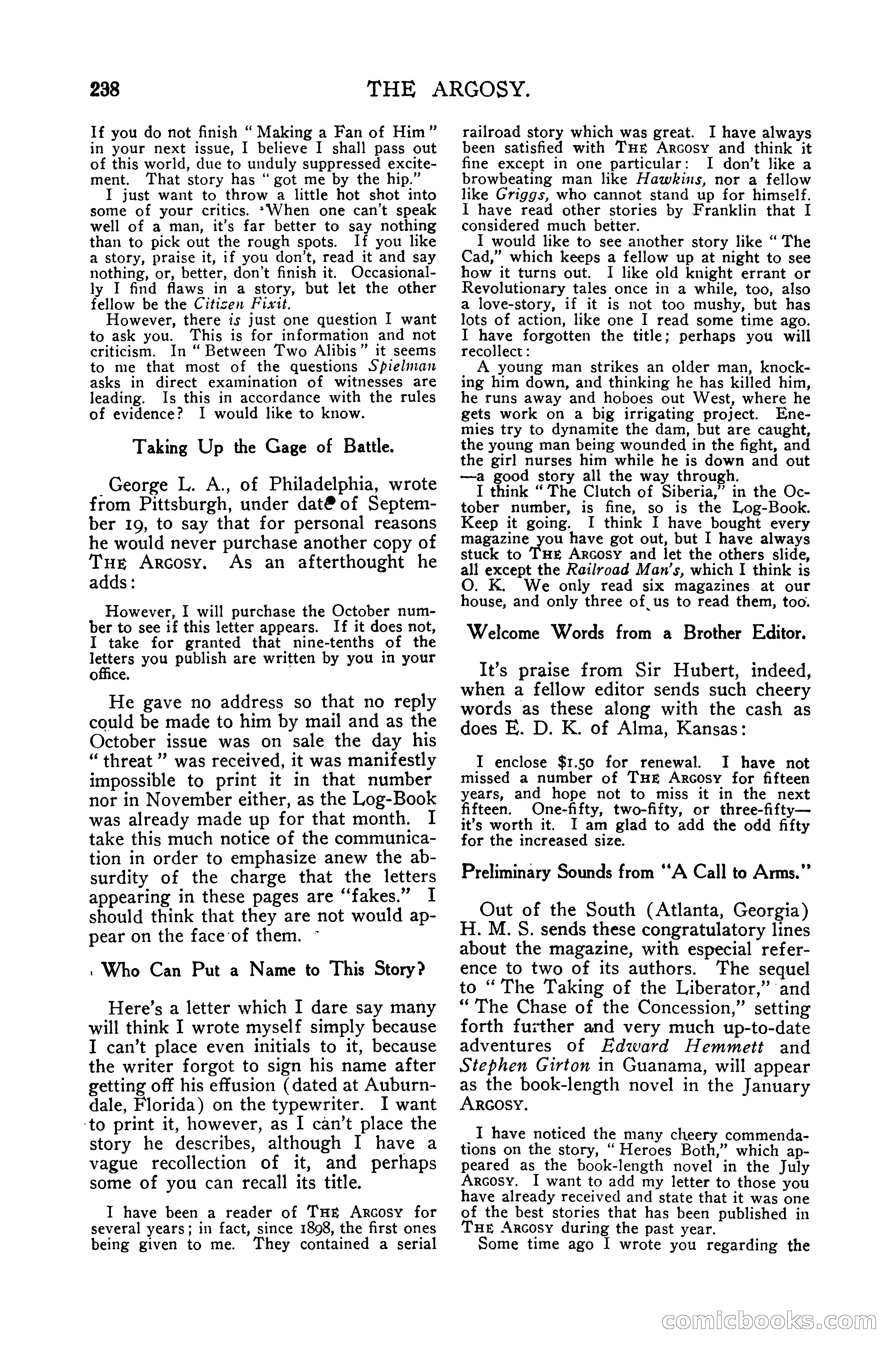 The Argosy, Christmas 1912 — page 252 of 276