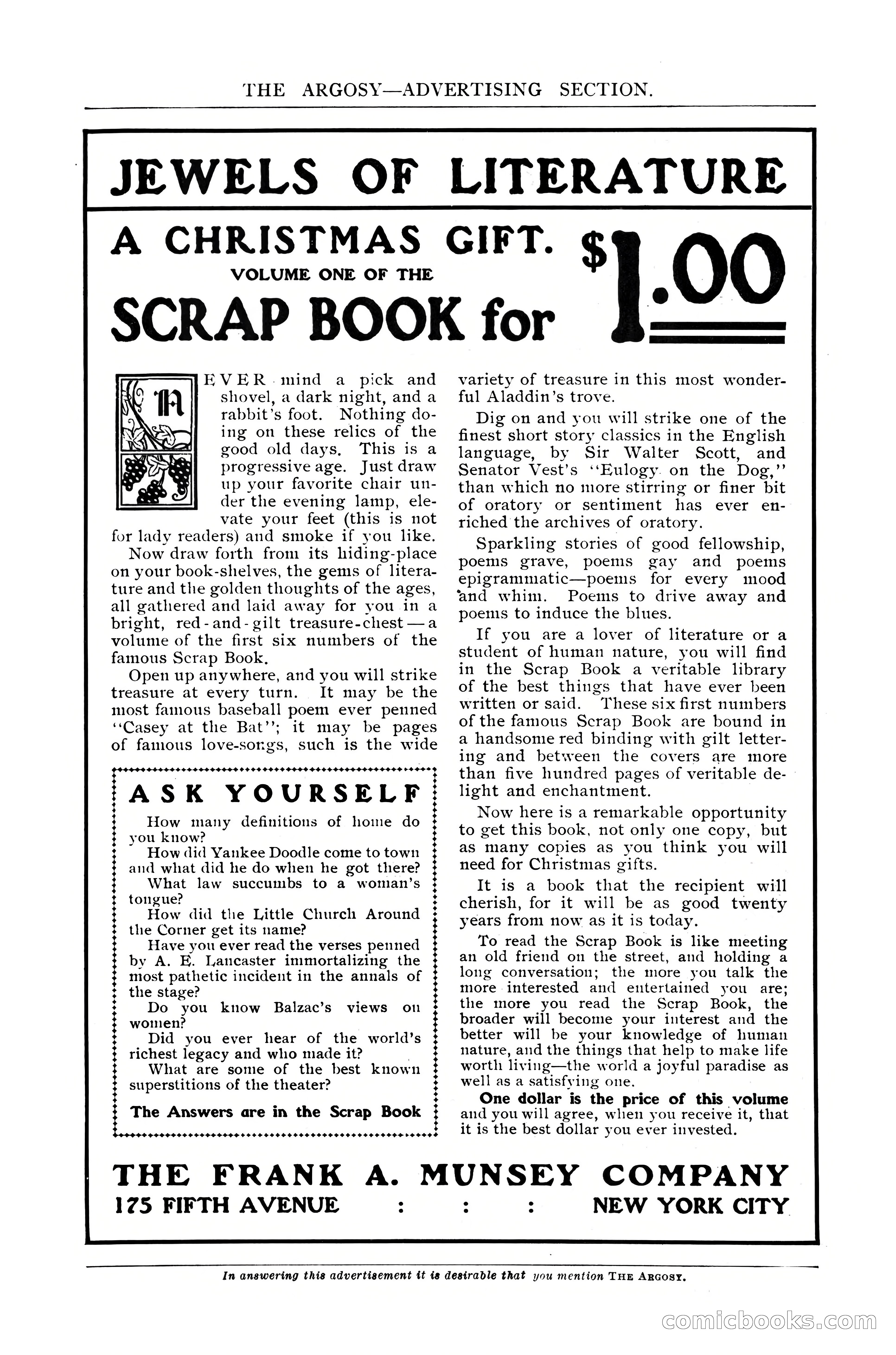 The Argosy, Christmas 1912 — page 266 of 276