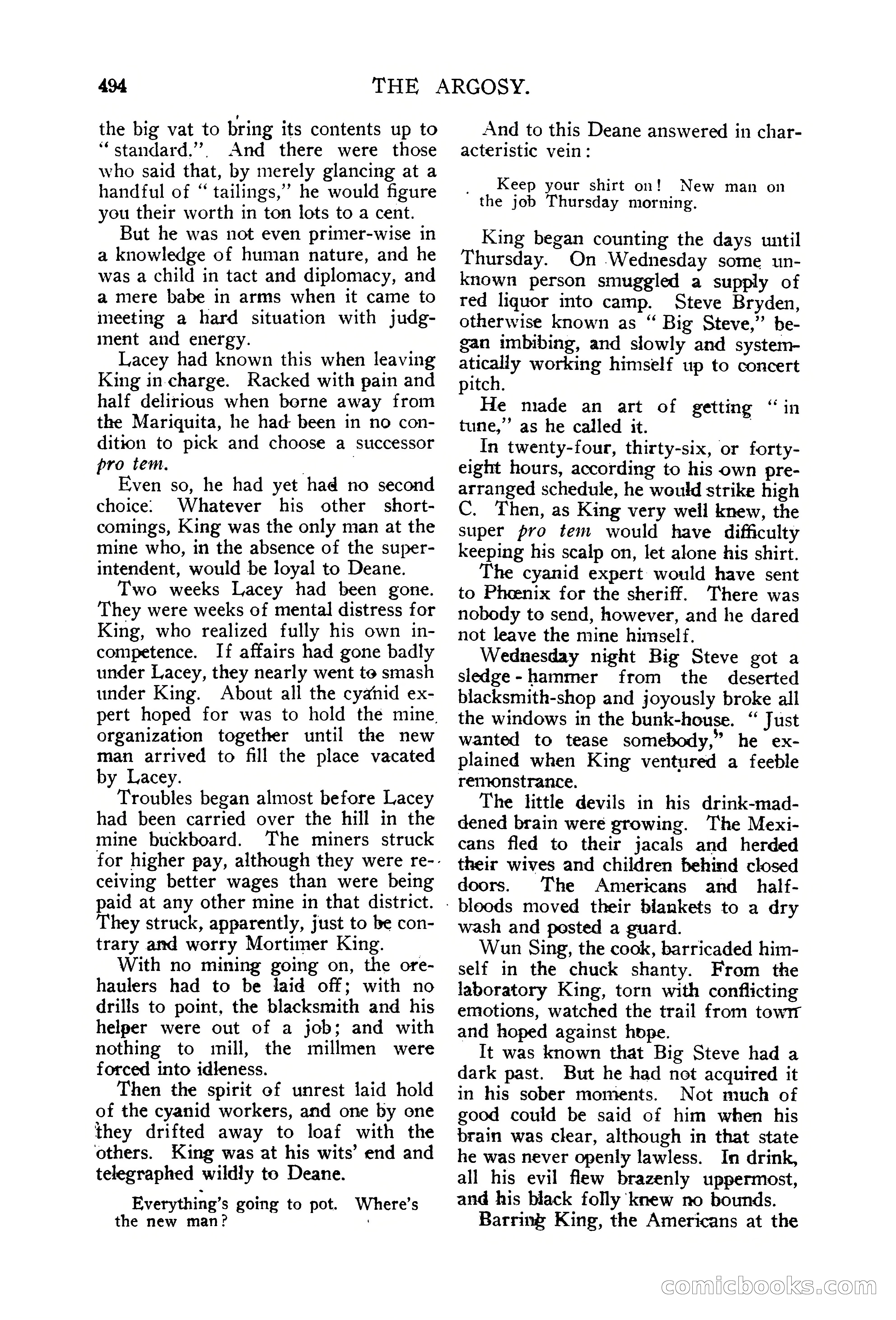 The Argosy, Vol. 76, No. 3 — page 24 of 266