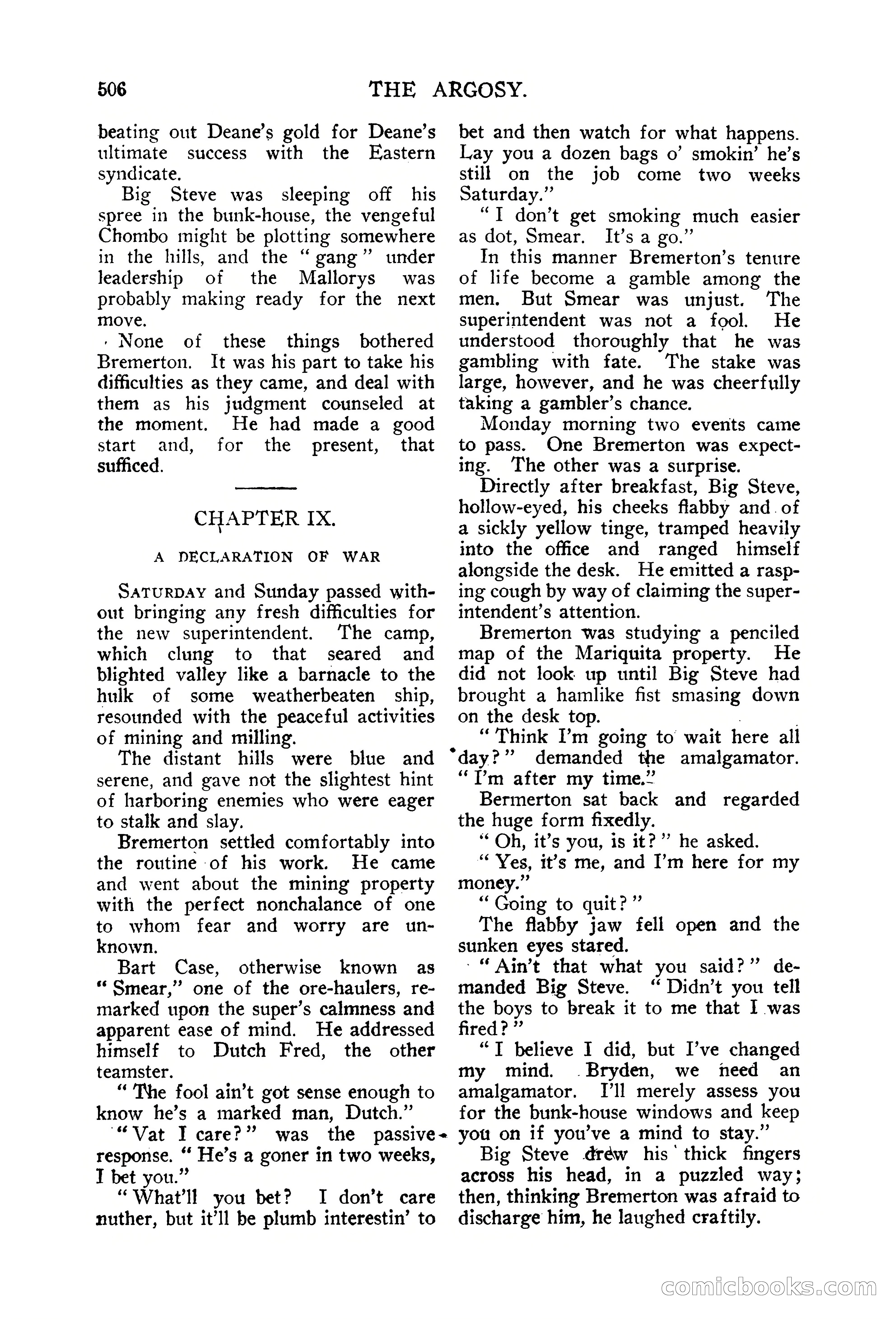 The Argosy, Vol. 76, No. 3 — page 36 of 266