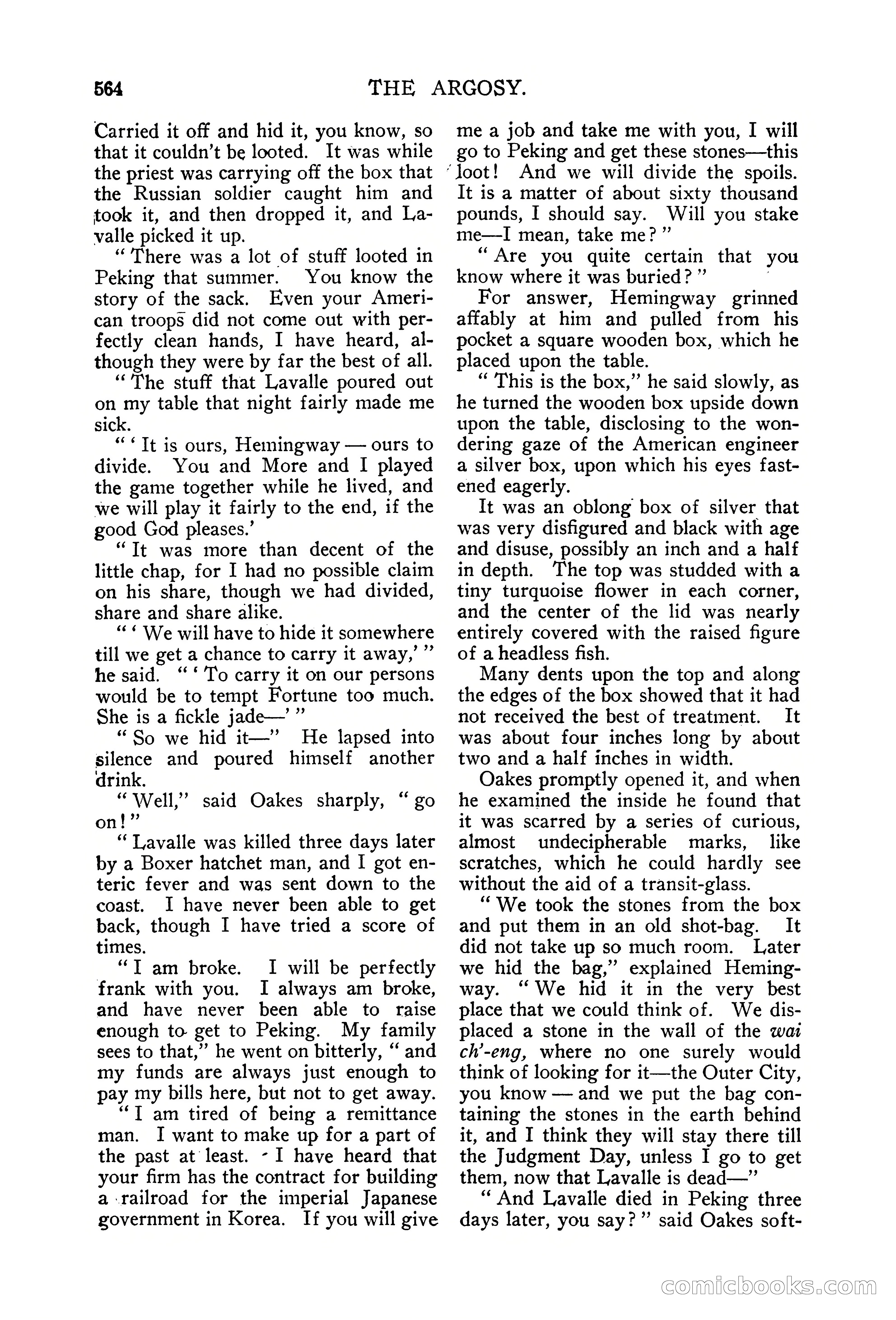The Argosy, Vol. 76, No. 3 — page 94 of 266