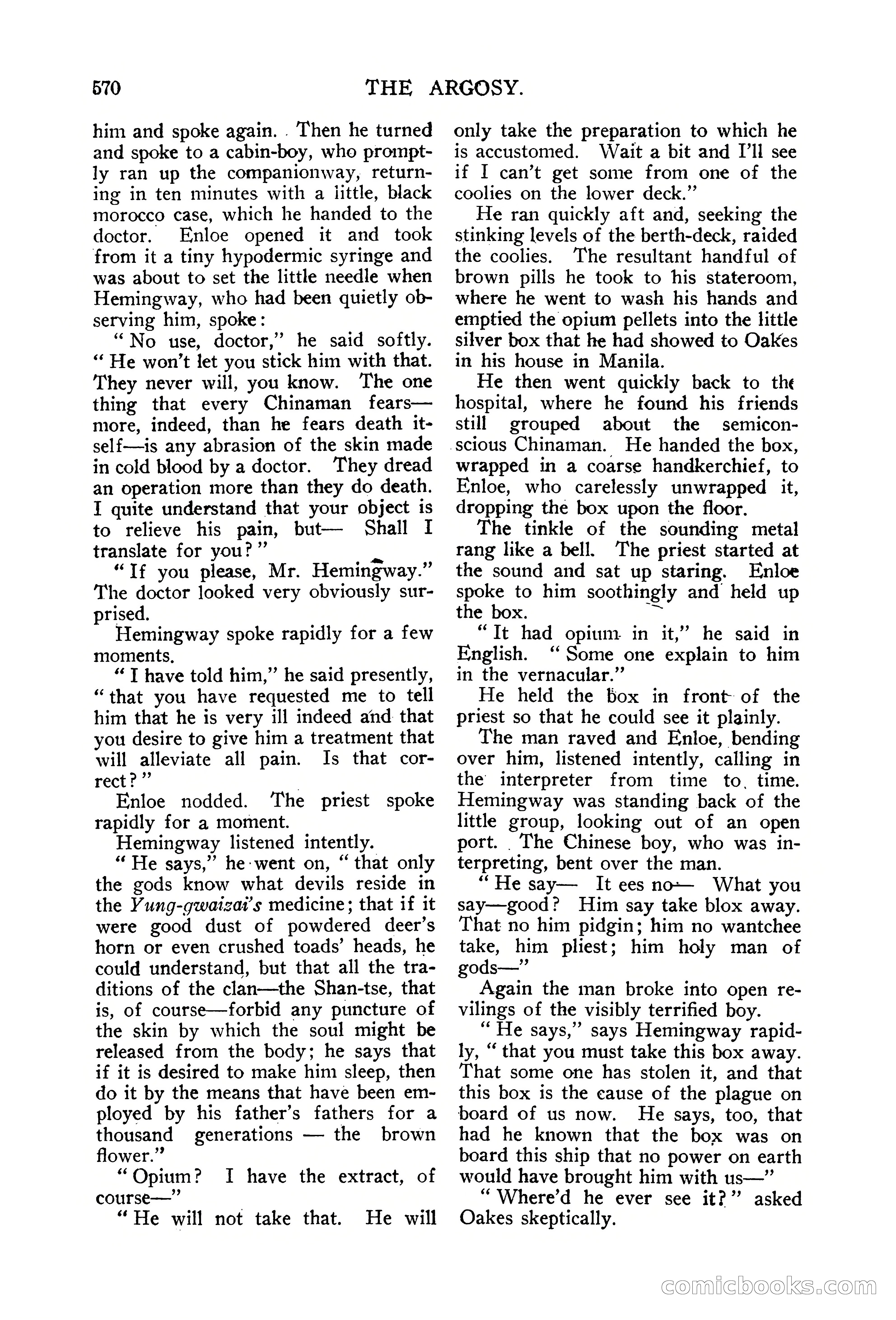 The Argosy, Vol. 76, No. 3 — page 100 of 266