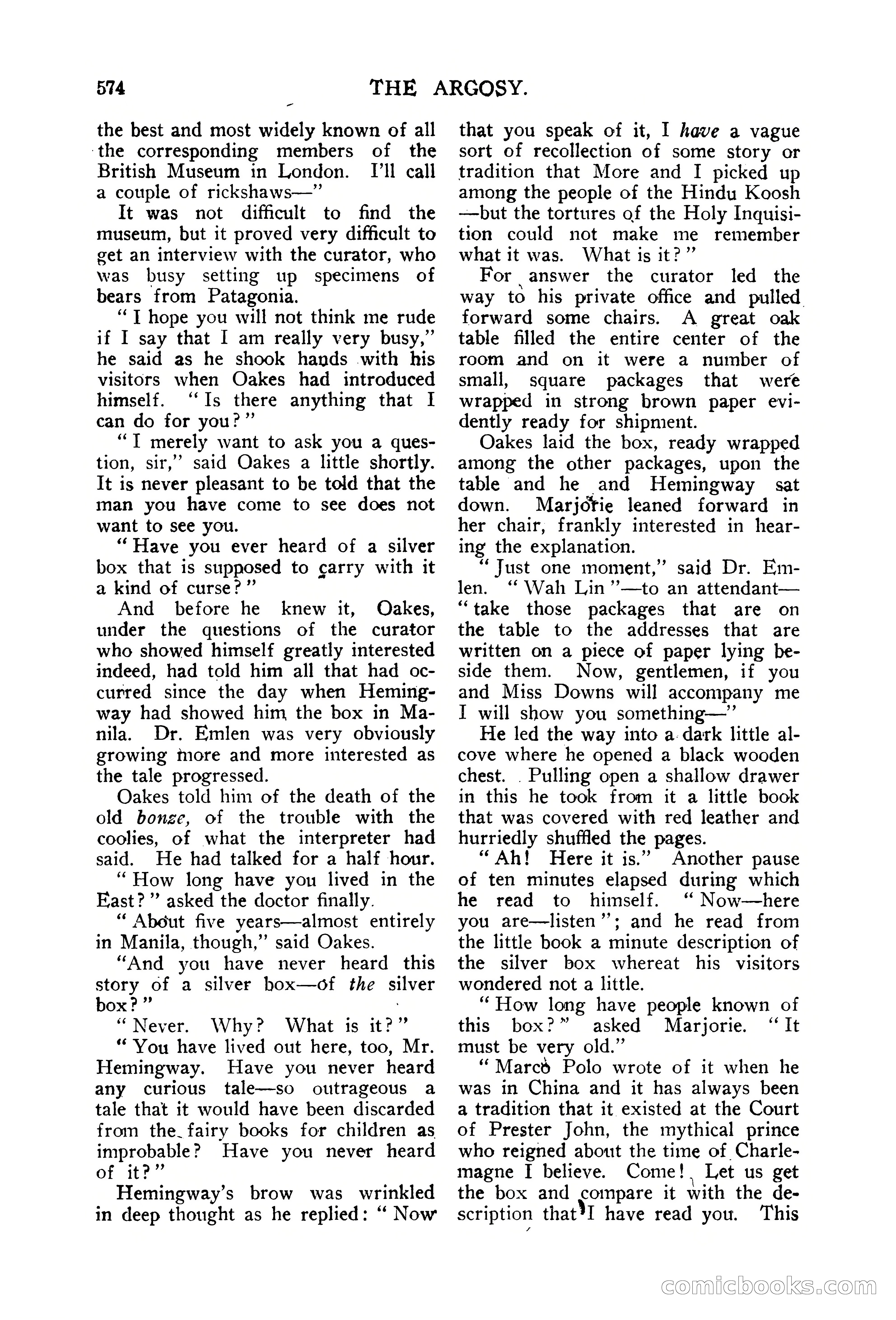 The Argosy, Vol. 76, No. 3 — page 104 of 266