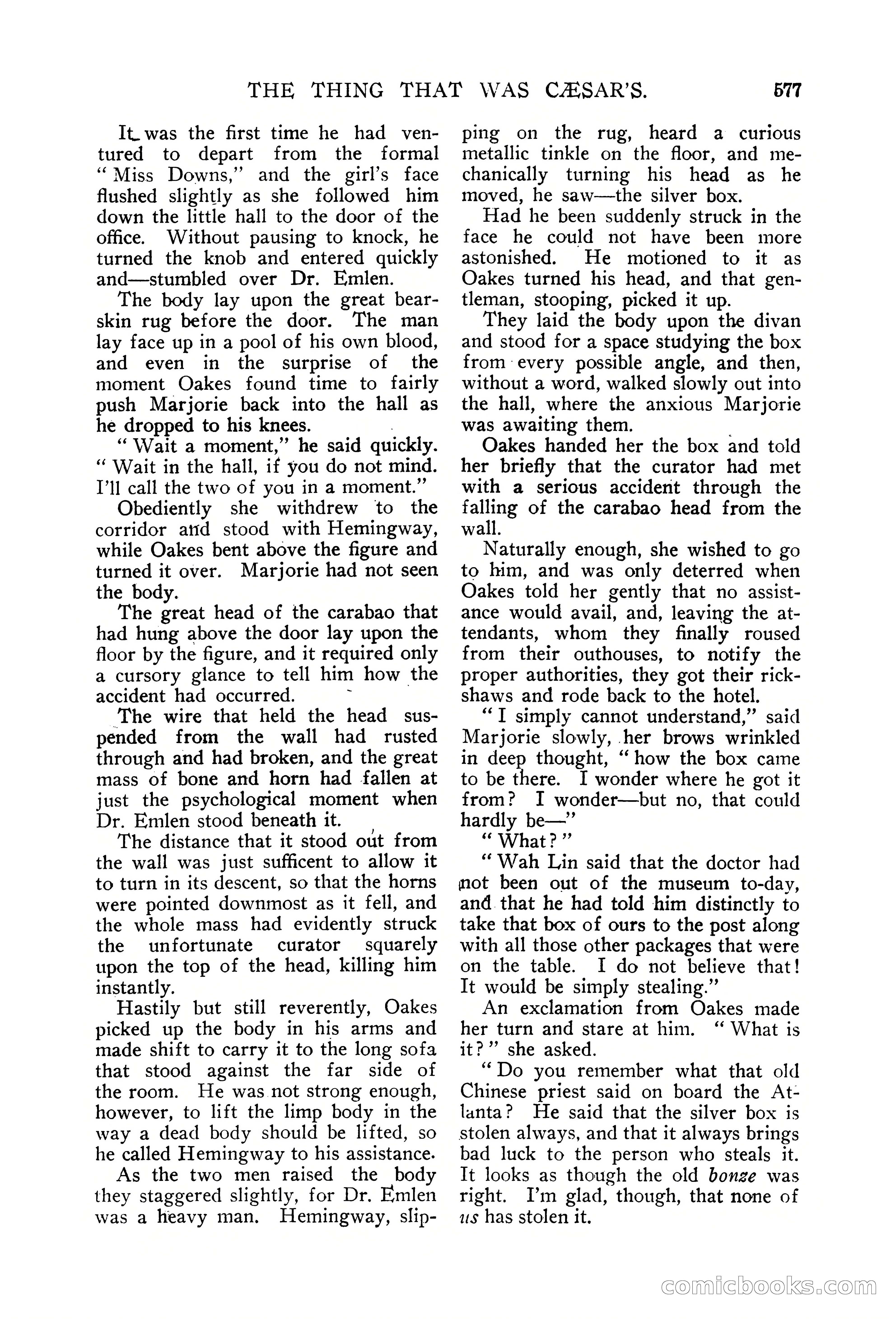 The Argosy, Vol. 76, No. 3 — page 107 of 266