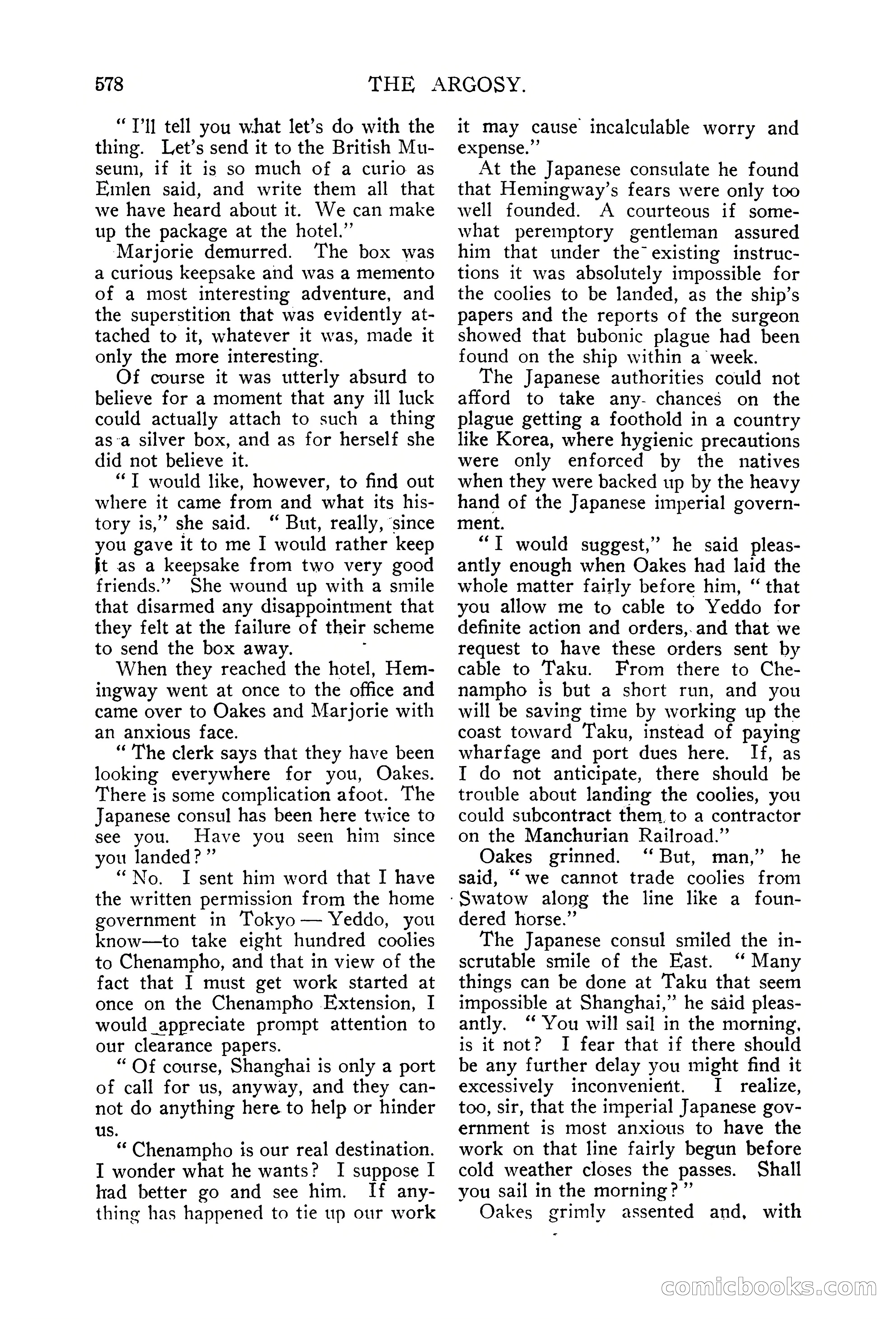 The Argosy, Vol. 76, No. 3 — page 108 of 266