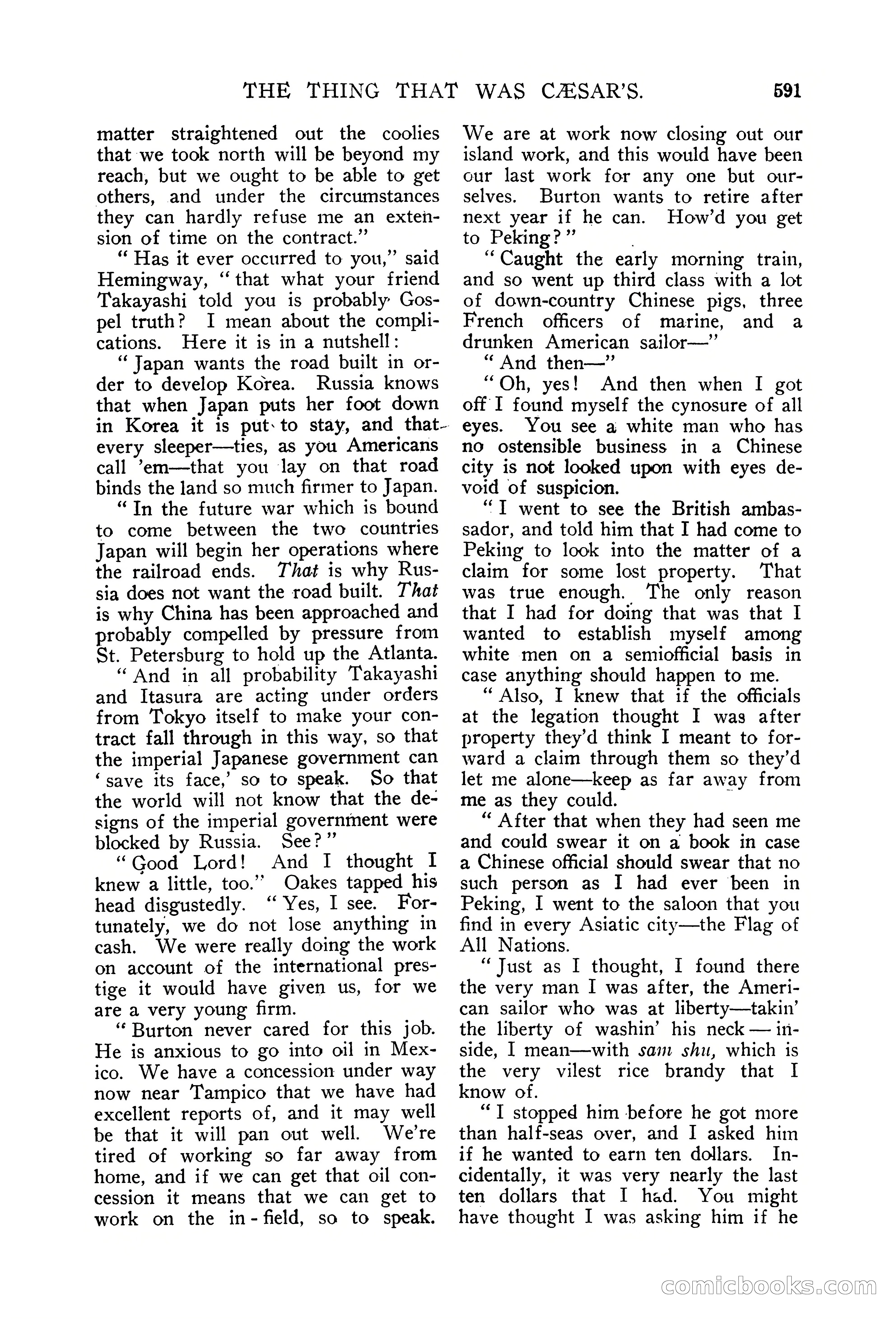 The Argosy, Vol. 76, No. 3 — page 121 of 266