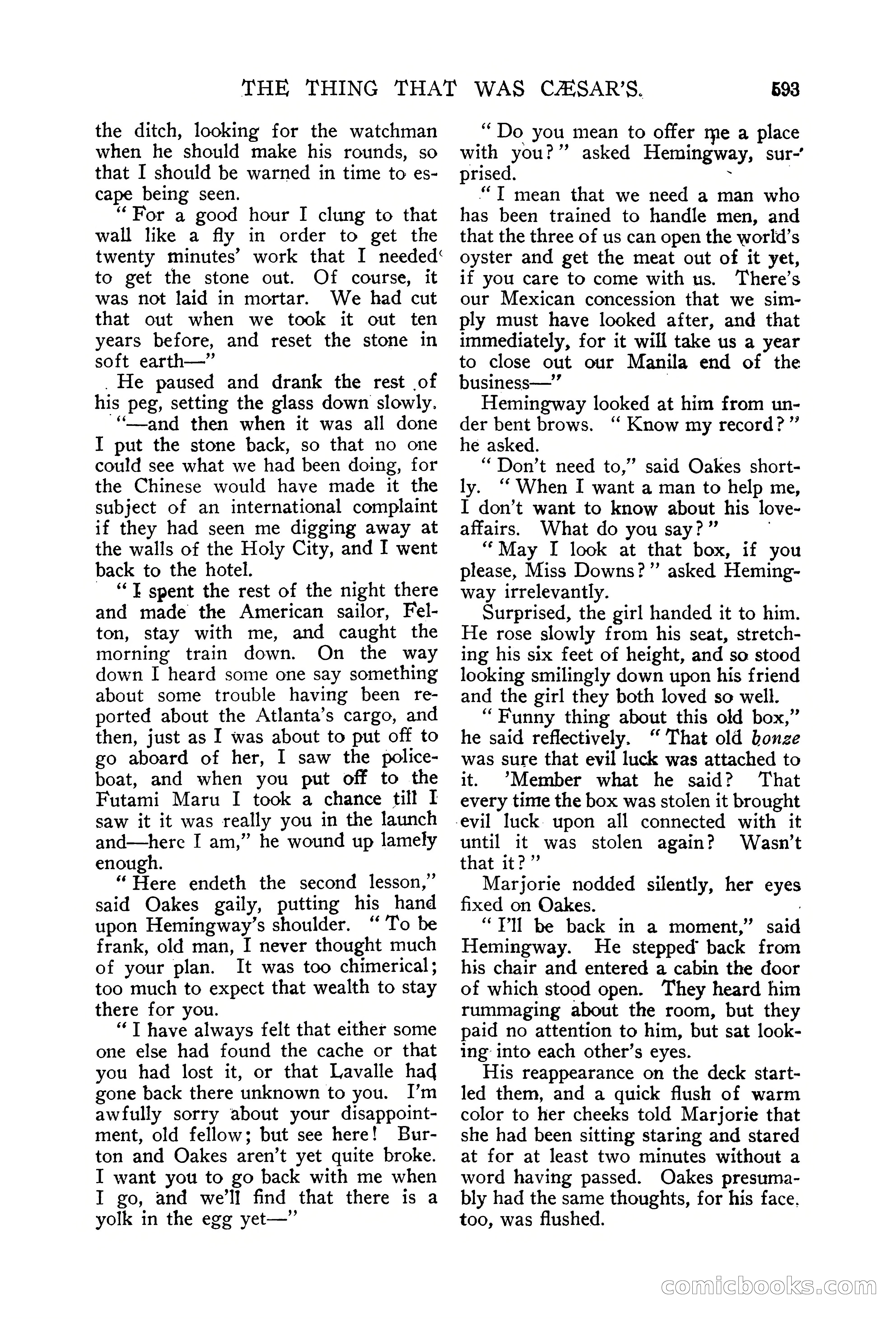 The Argosy, Vol. 76, No. 3 — page 123 of 266