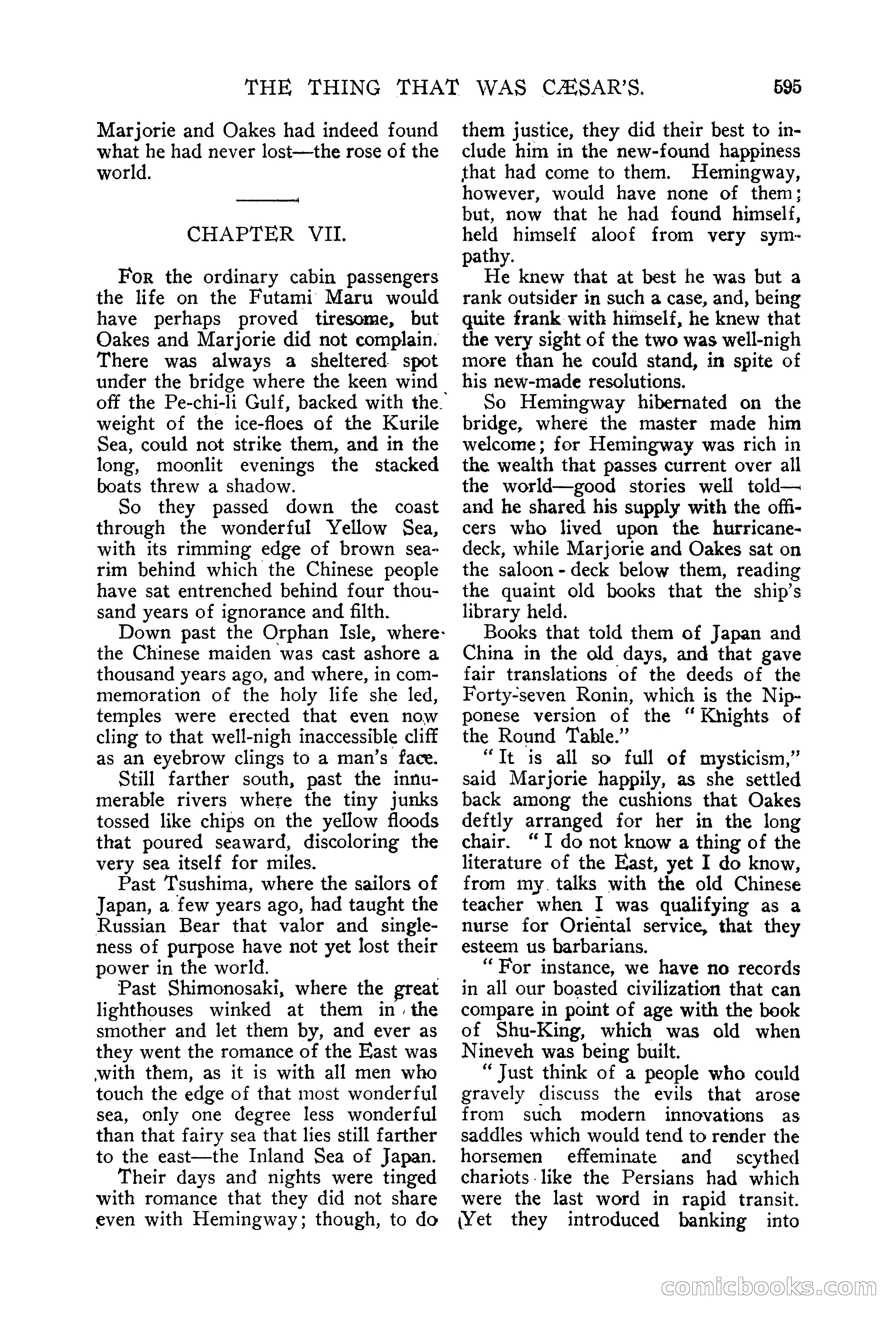 The Argosy, Vol. 76, No. 3 — page 125 of 266