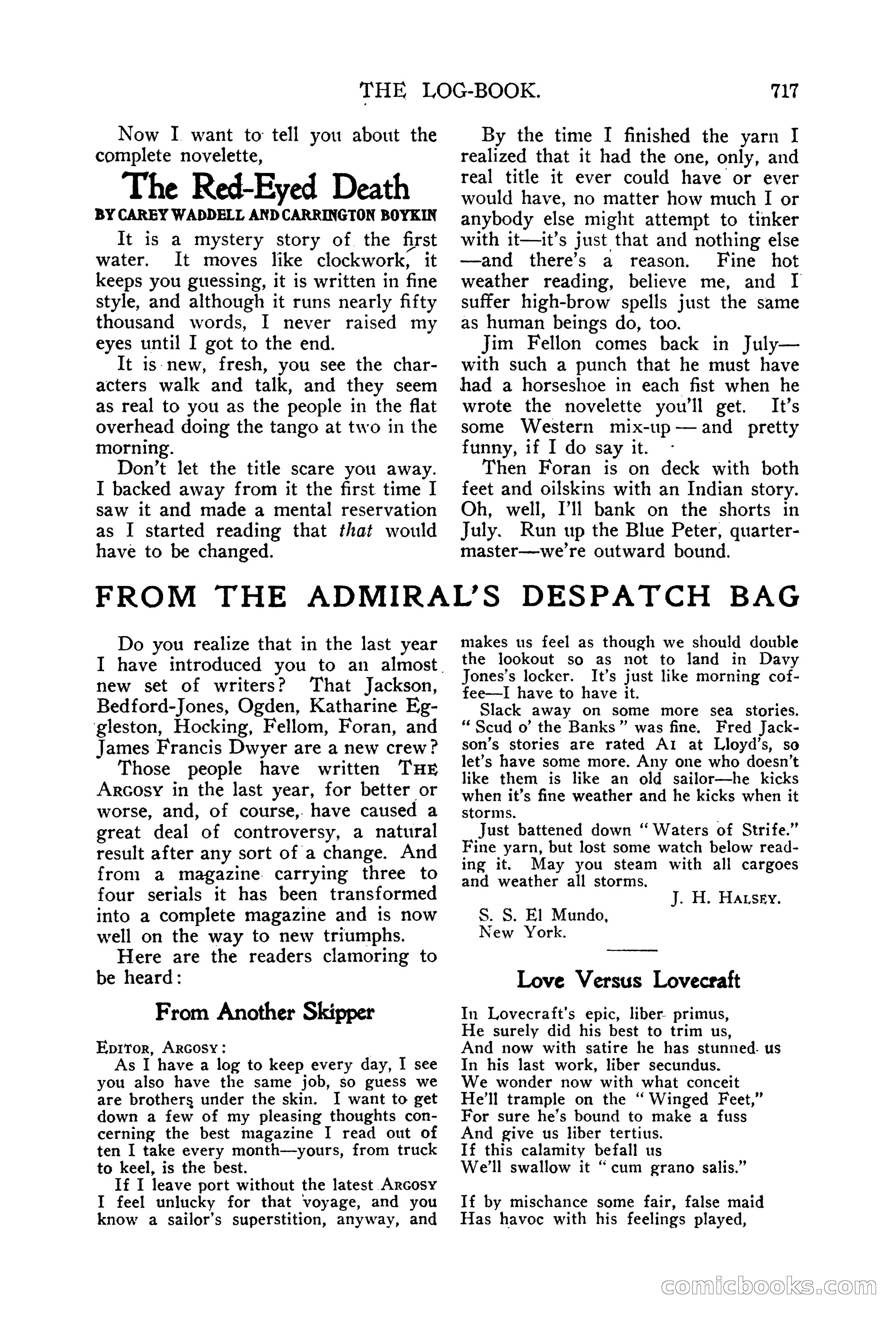 The Argosy, Vol. 76, No. 3 — page 247 of 266