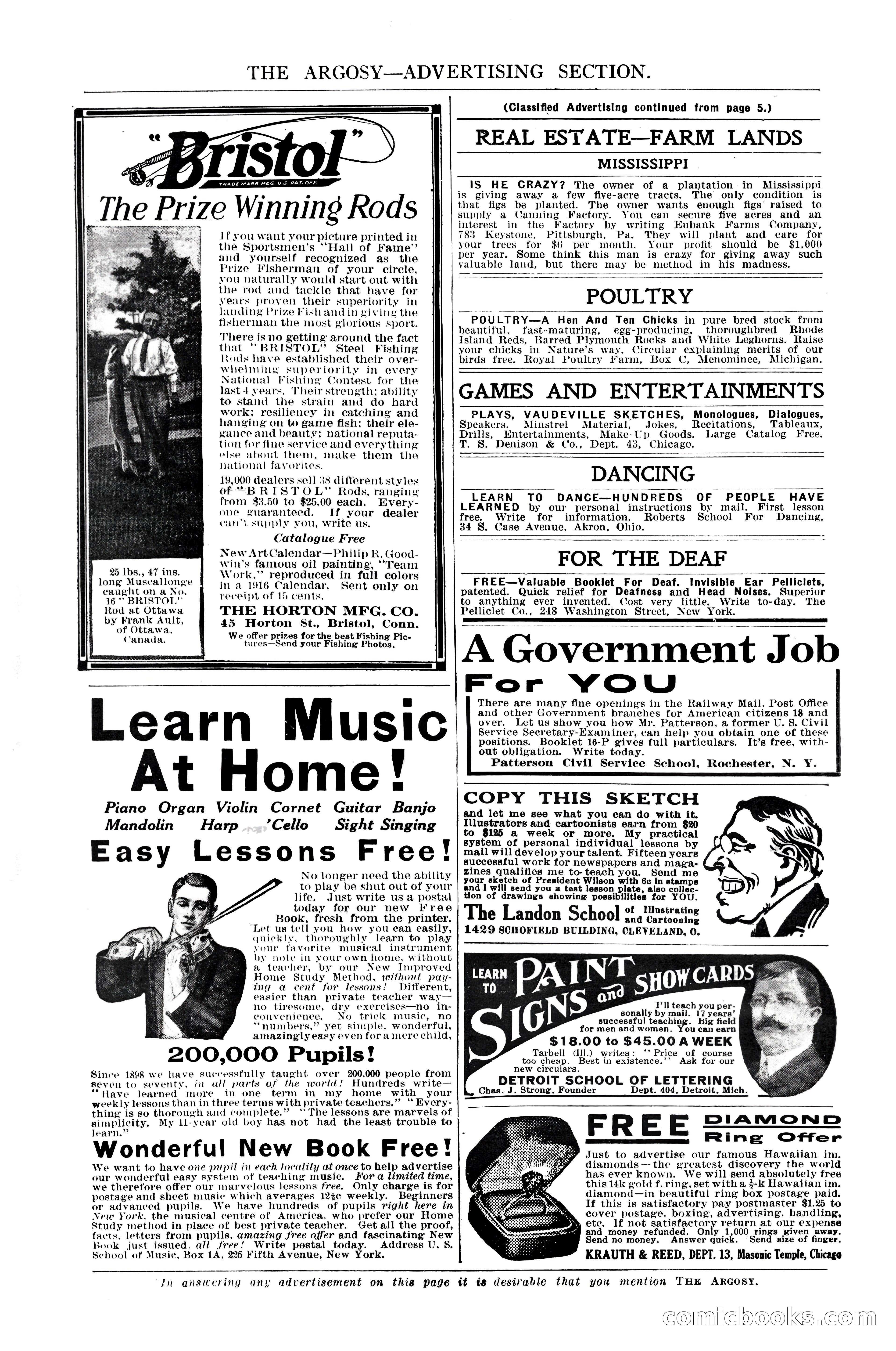 The Argosy, April 1916 — page 8 of 220