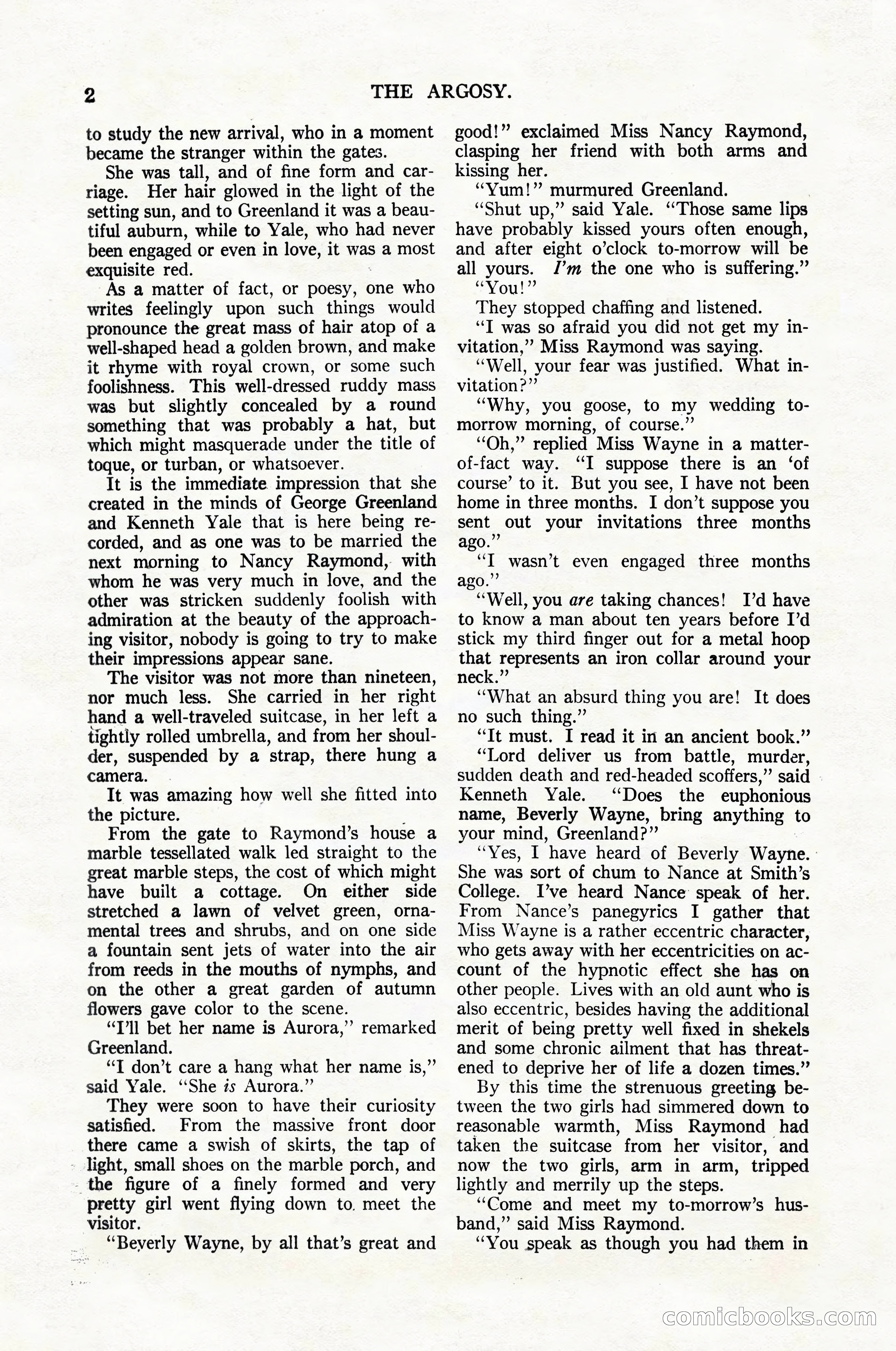 The Argosy, April 1916 — page 12 of 220
