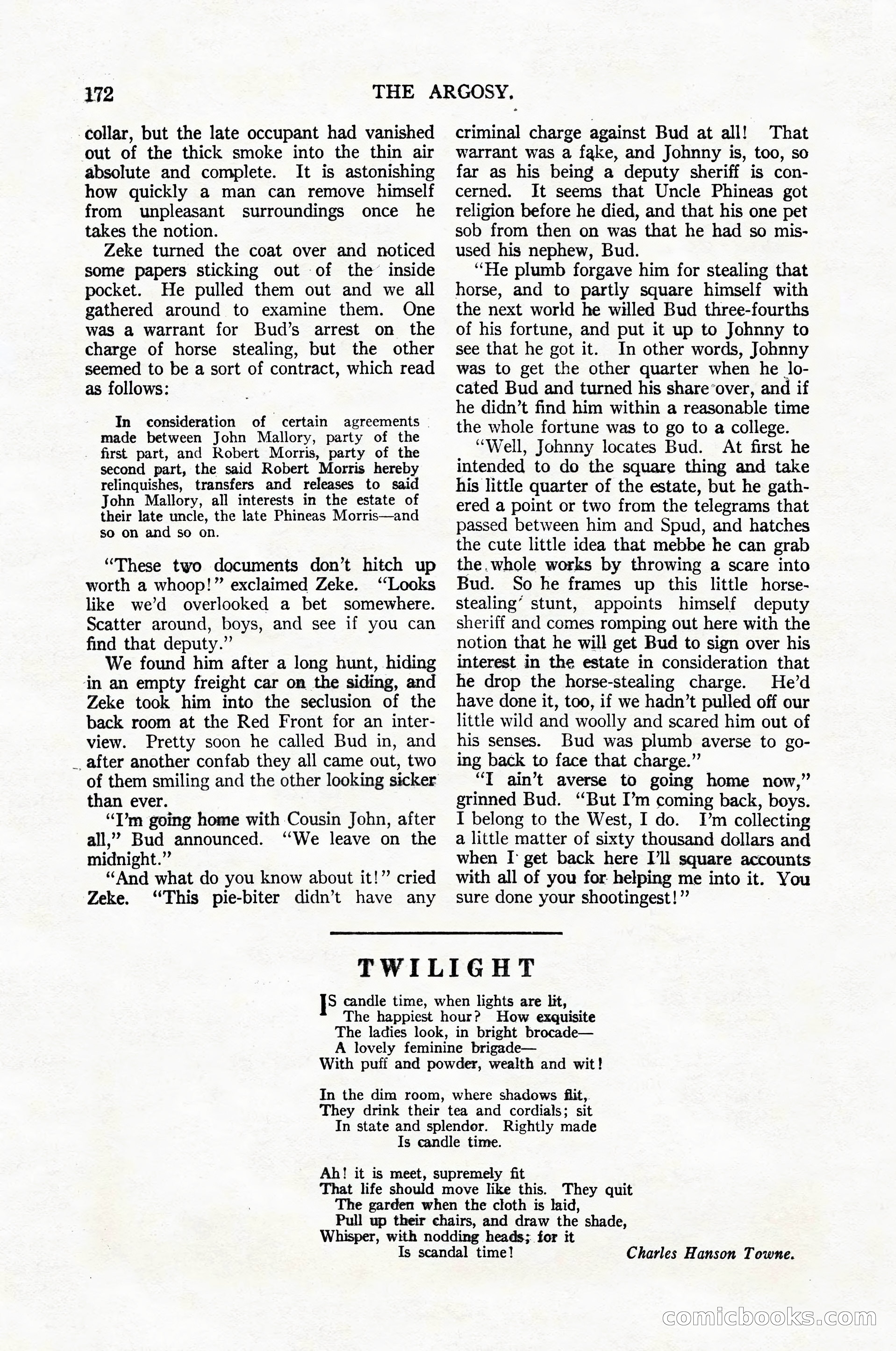 The Argosy, April 1916 — page 182 of 220