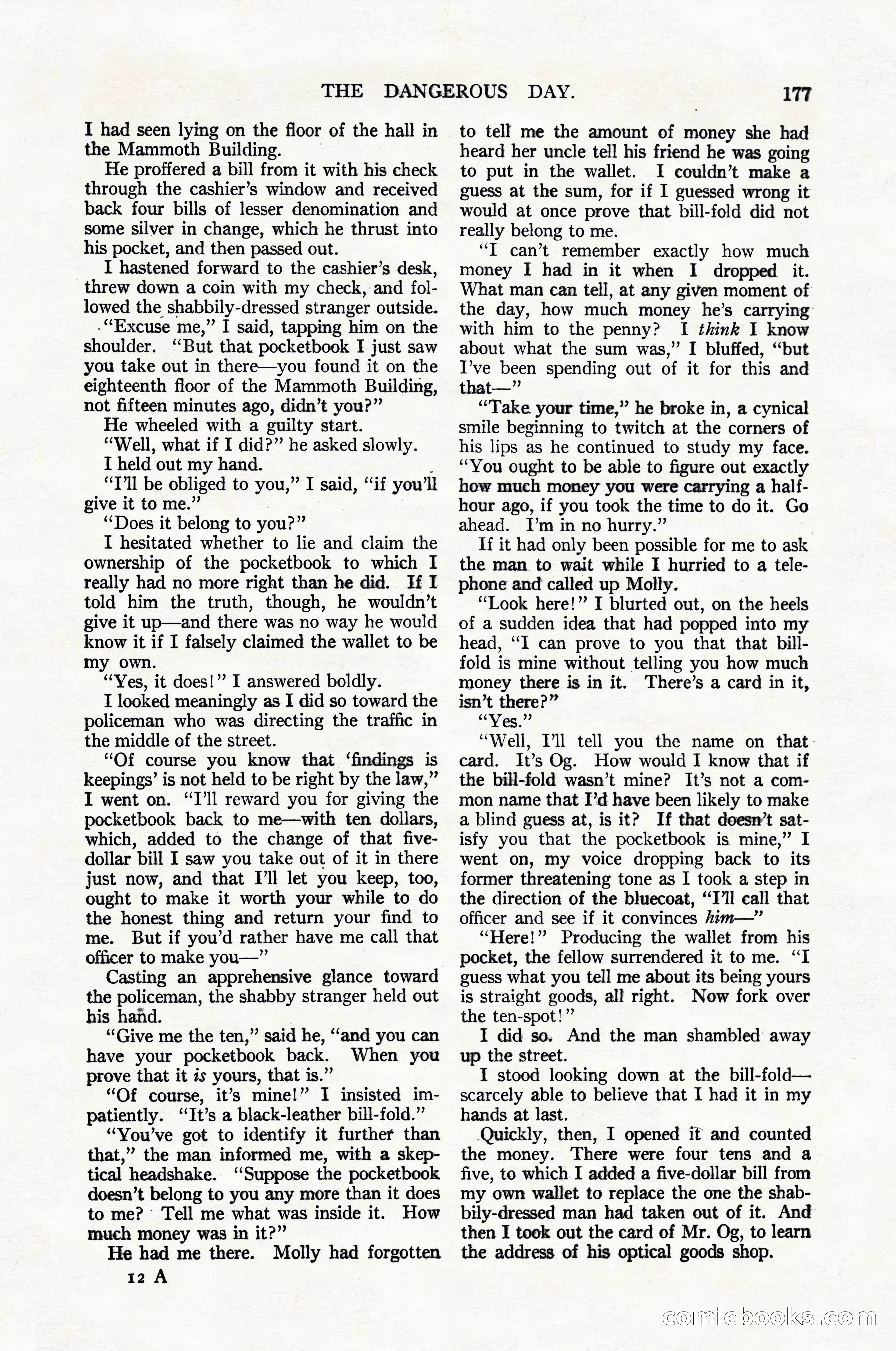 The Argosy, April 1916 — page 187 of 220
