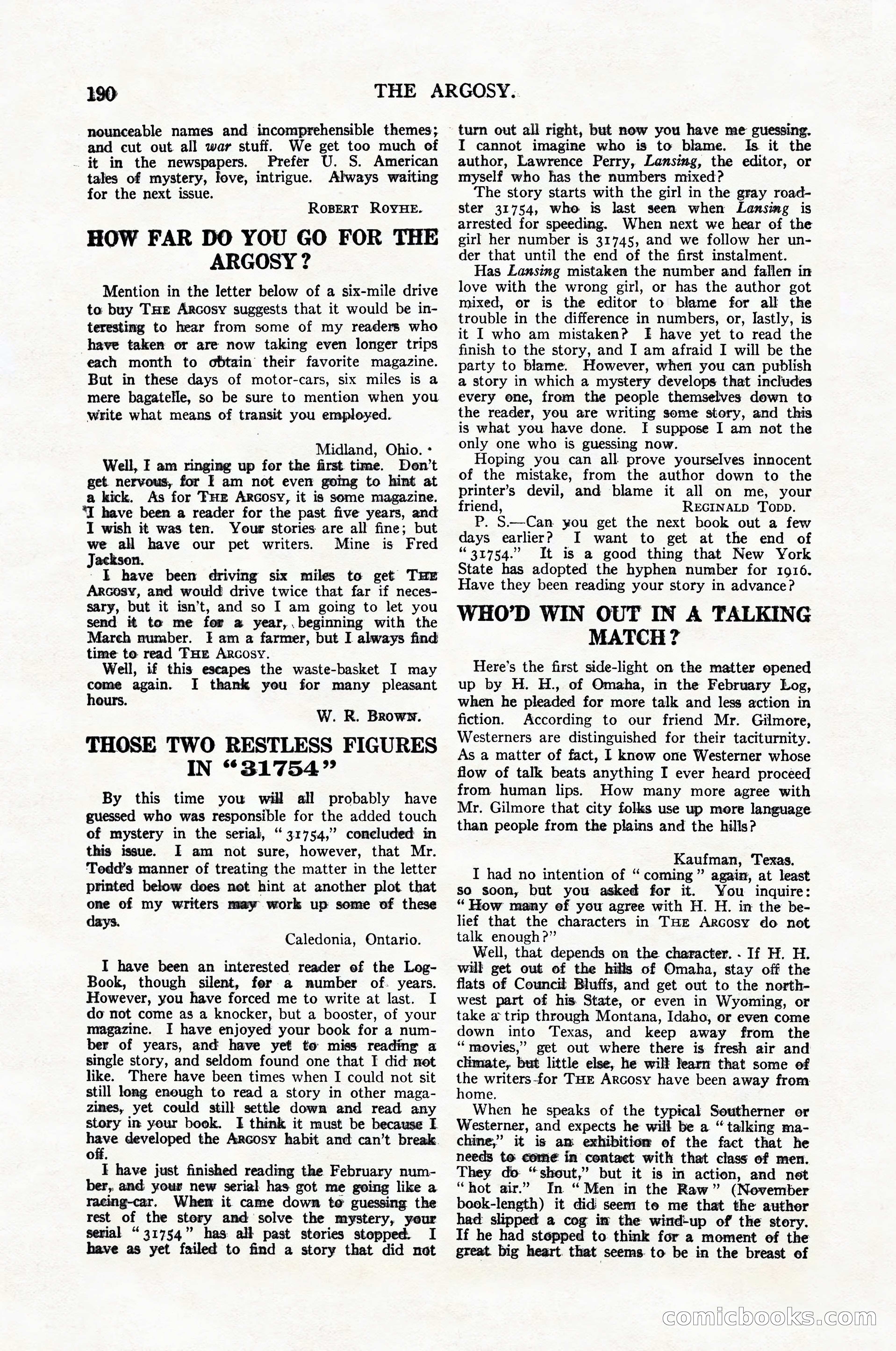 The Argosy, April 1916 — page 200 of 220