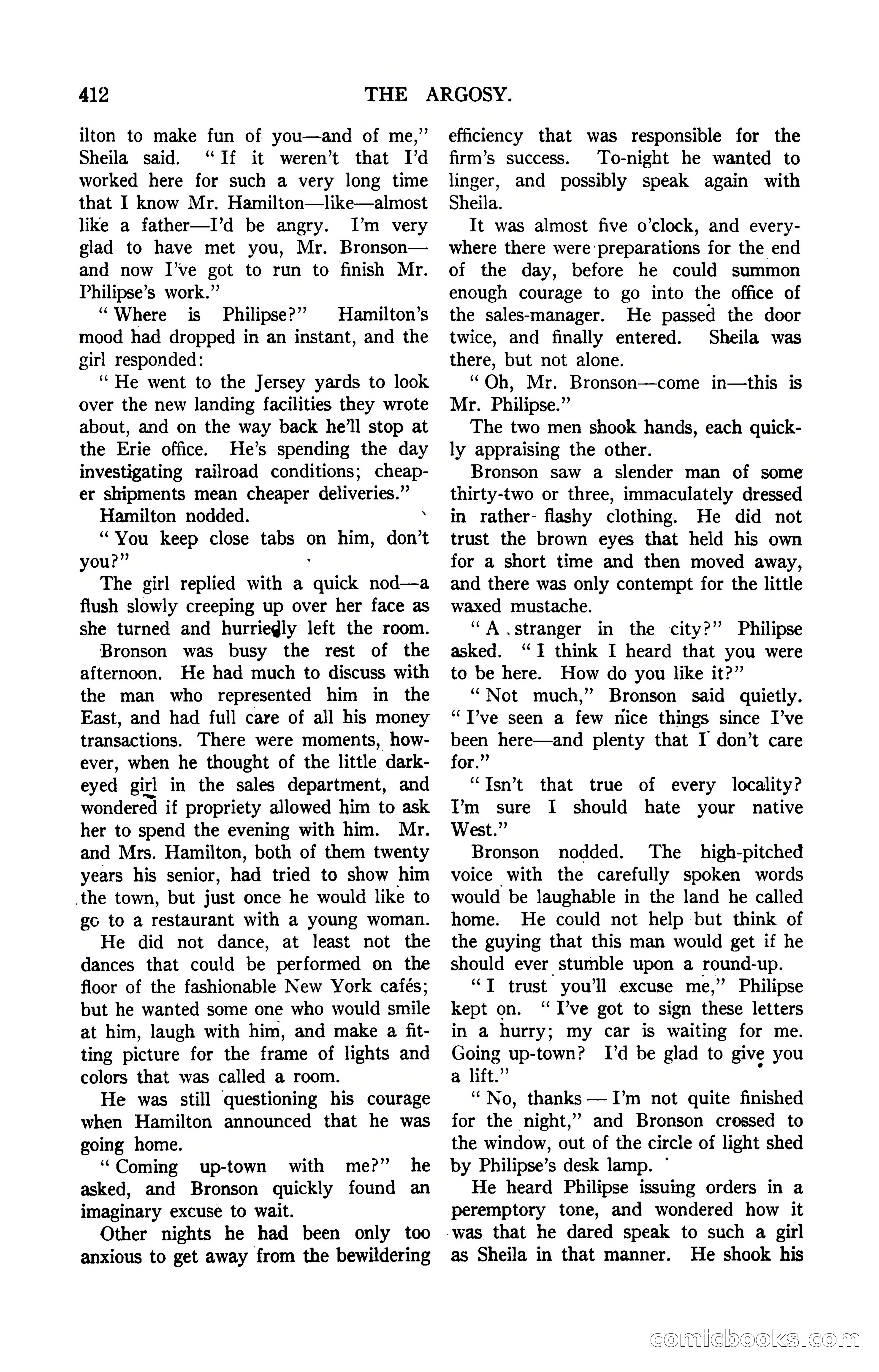 Argosy, Vol. 85, No. 3 — page 70 of 192