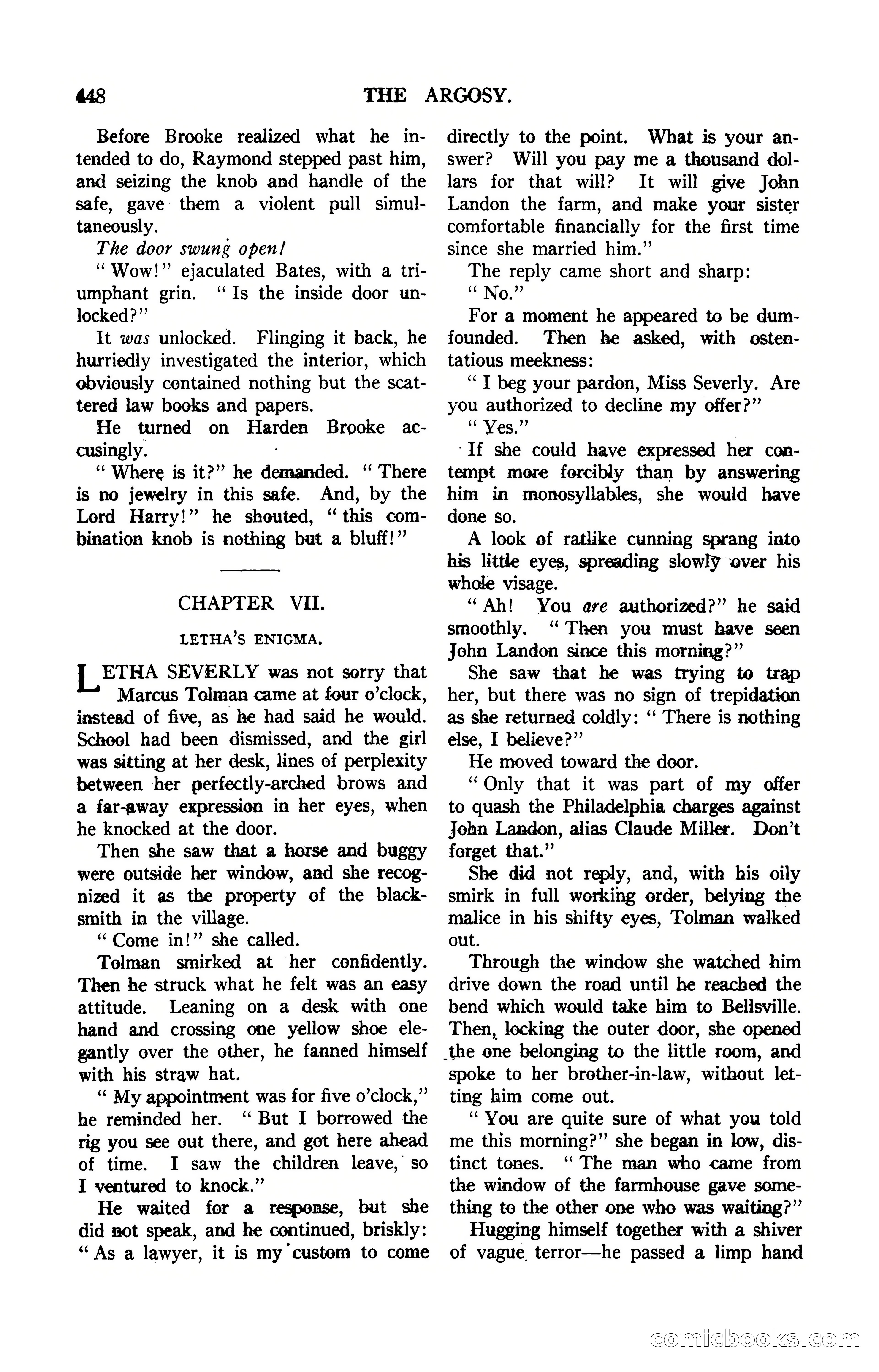 Argosy, Vol. 85, No. 3 — page 106 of 192