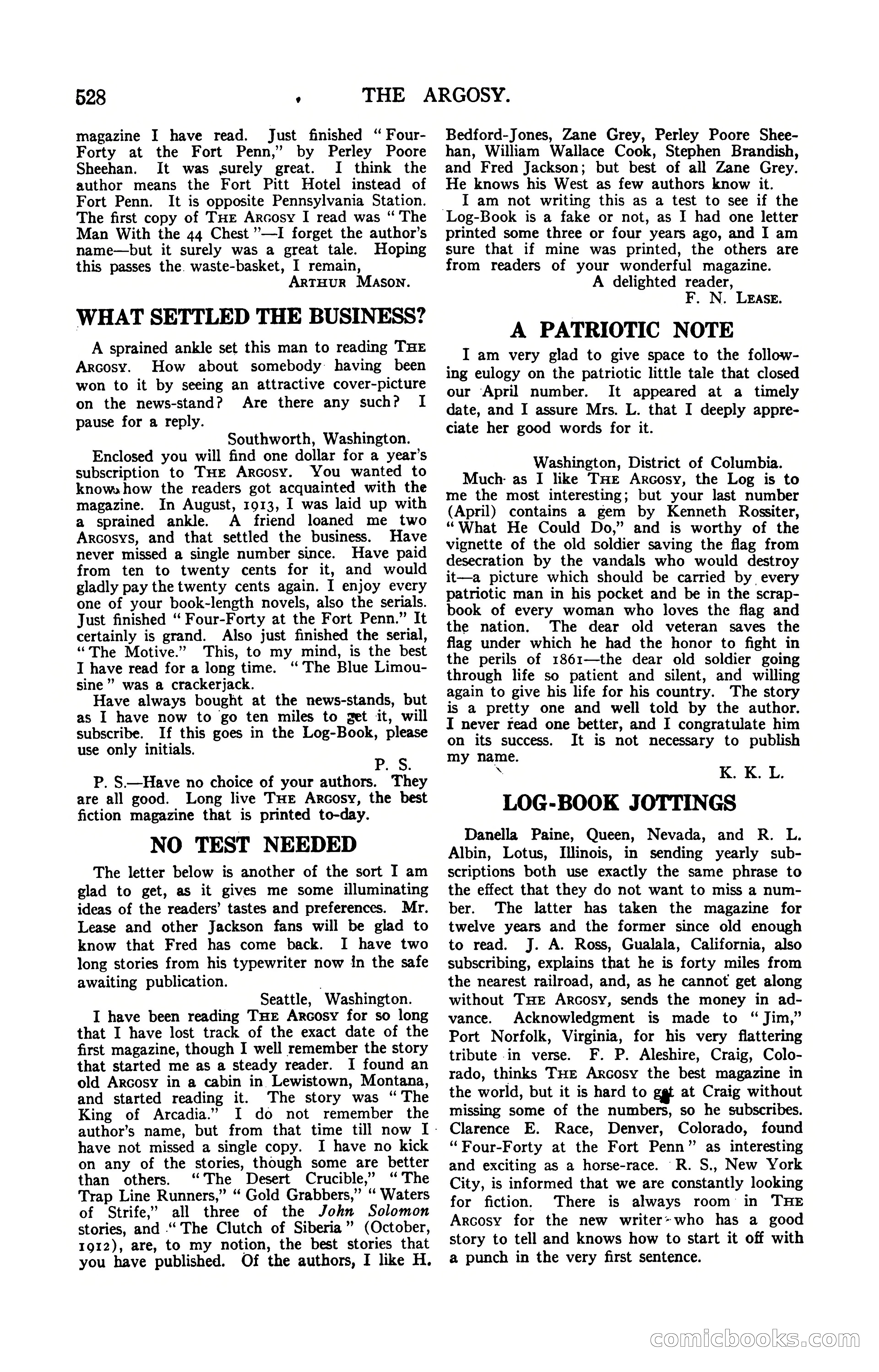 Argosy, Vol. 85, No. 3 — page 186 of 192