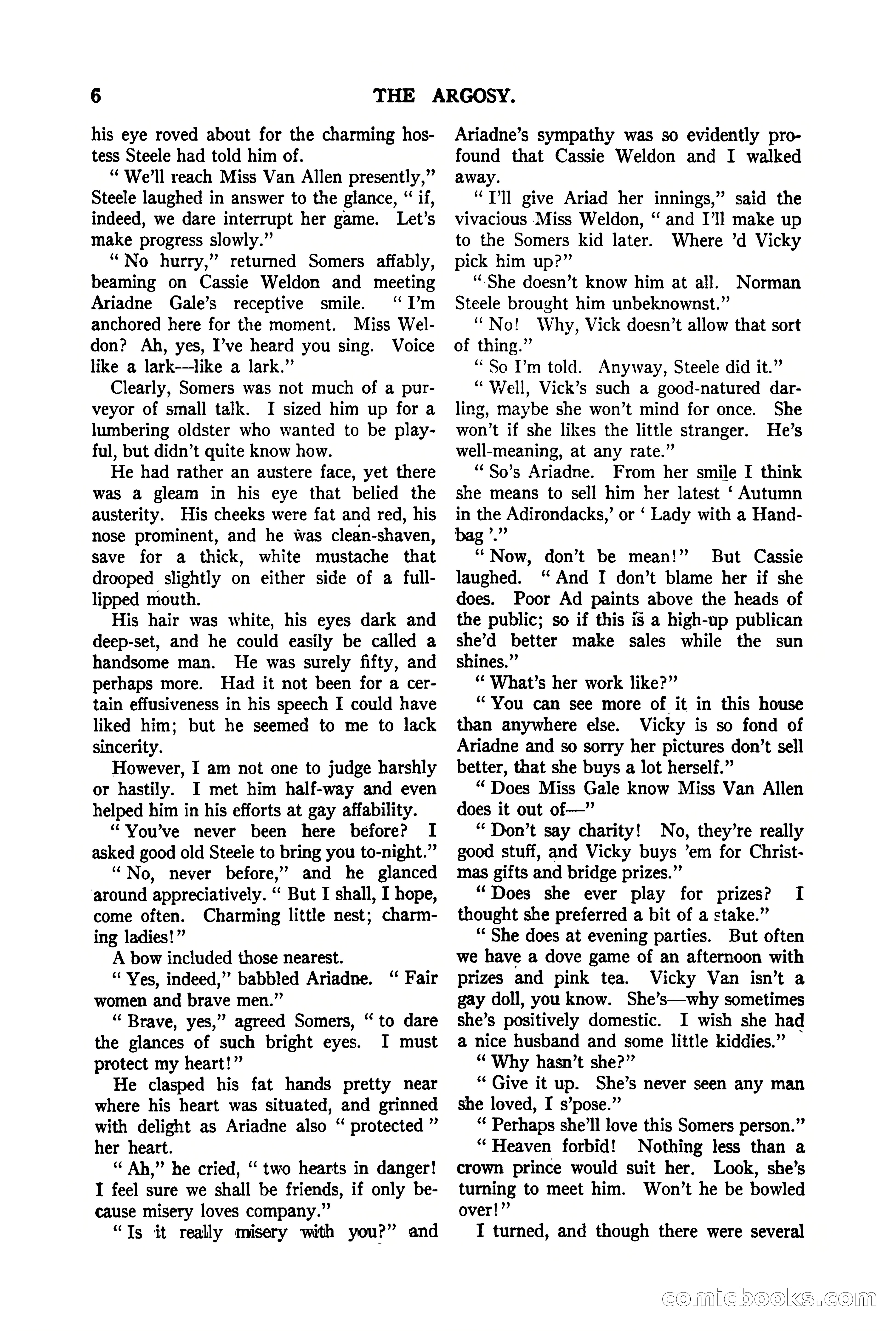 The Argosy, Vol. 90 No. 1 — page 12 of 200