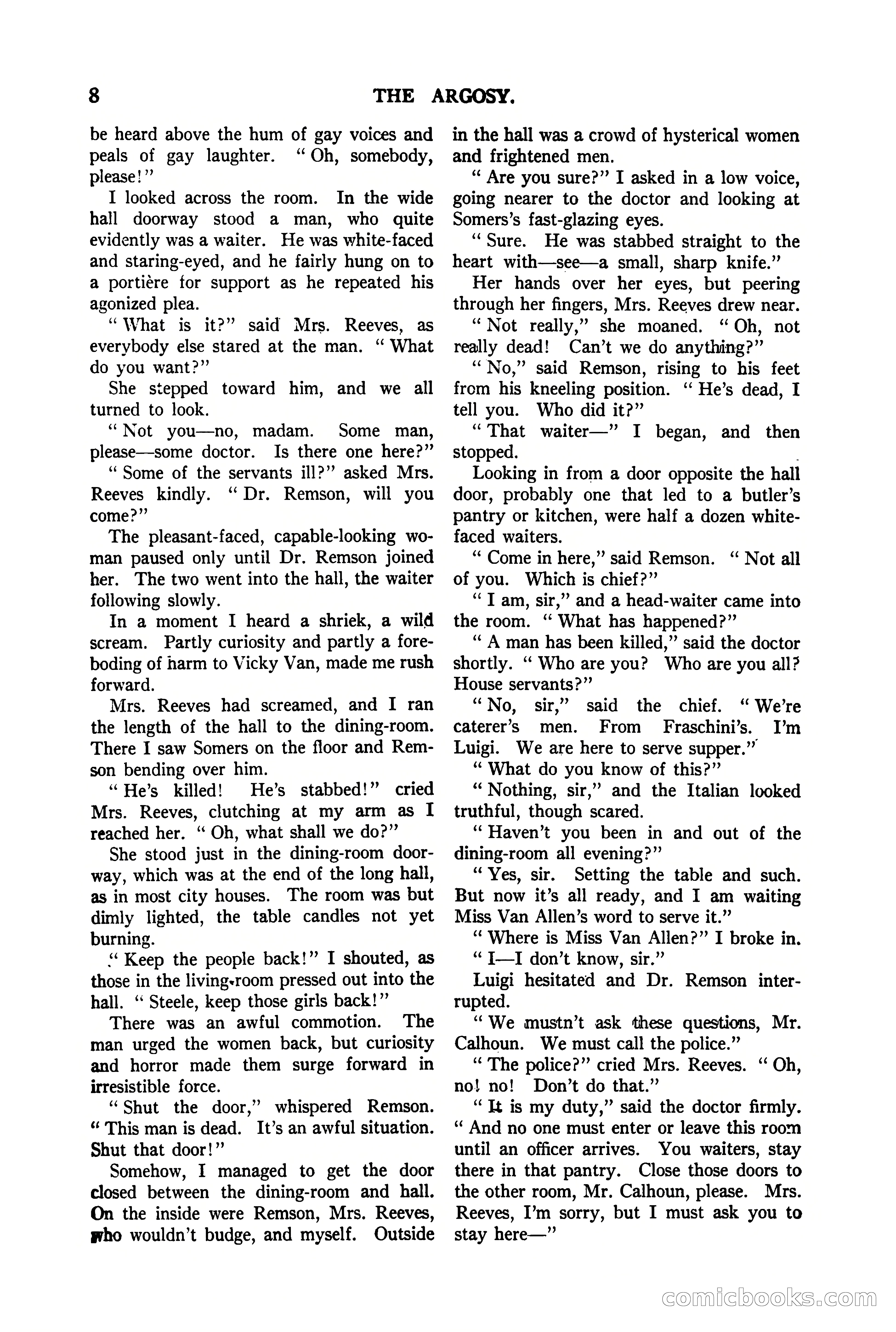 The Argosy, Vol. 90 No. 1 — page 14 of 200
